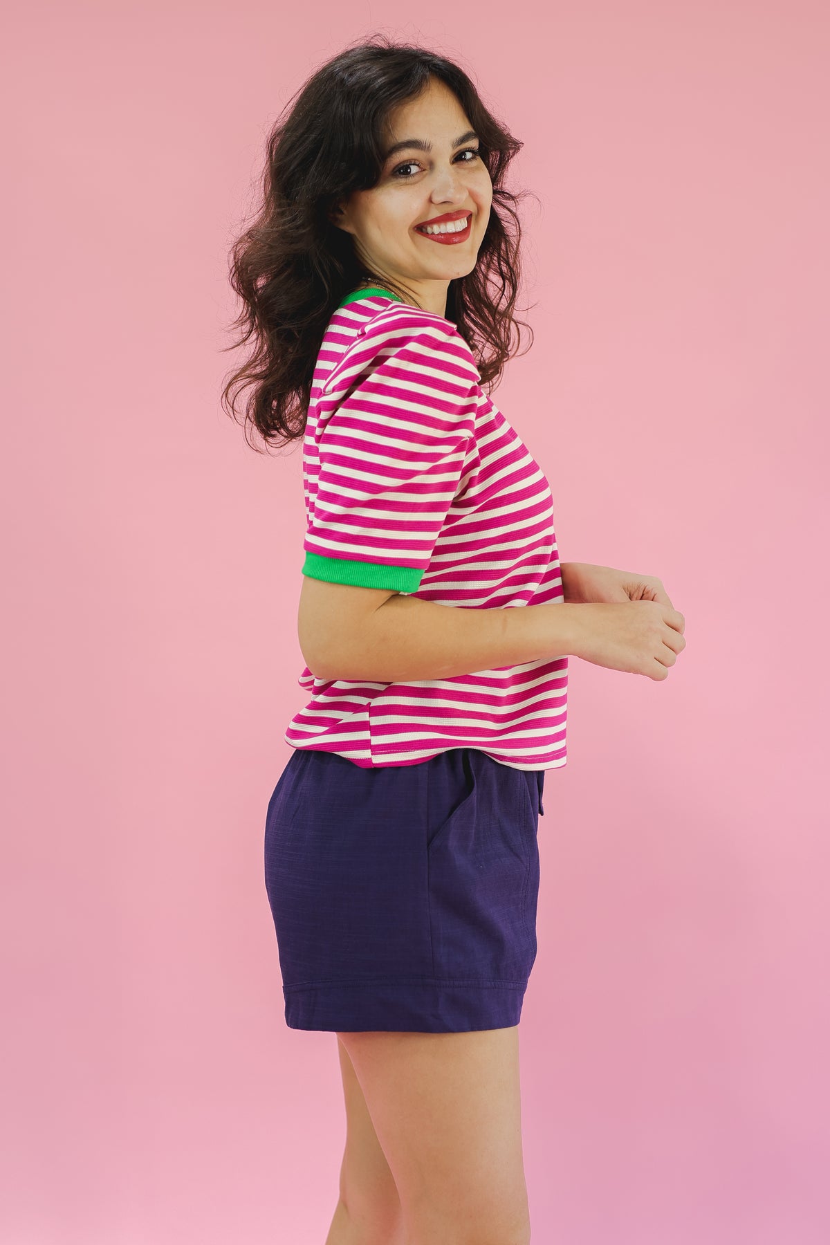 Casual Chic Summer Top - Hot Pink-Entro-Southern House