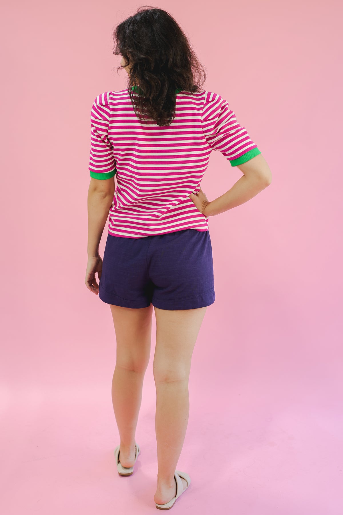 Casual Chic Summer Top - Hot Pink-Entro-Southern House