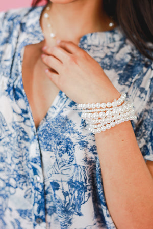 Classy Attraction Pearl Beaded Bracelets