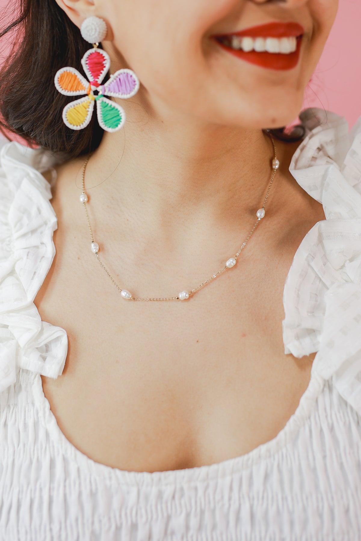 Flower Power Earrings In Multi-Sam Mi Jewelry-Southern House