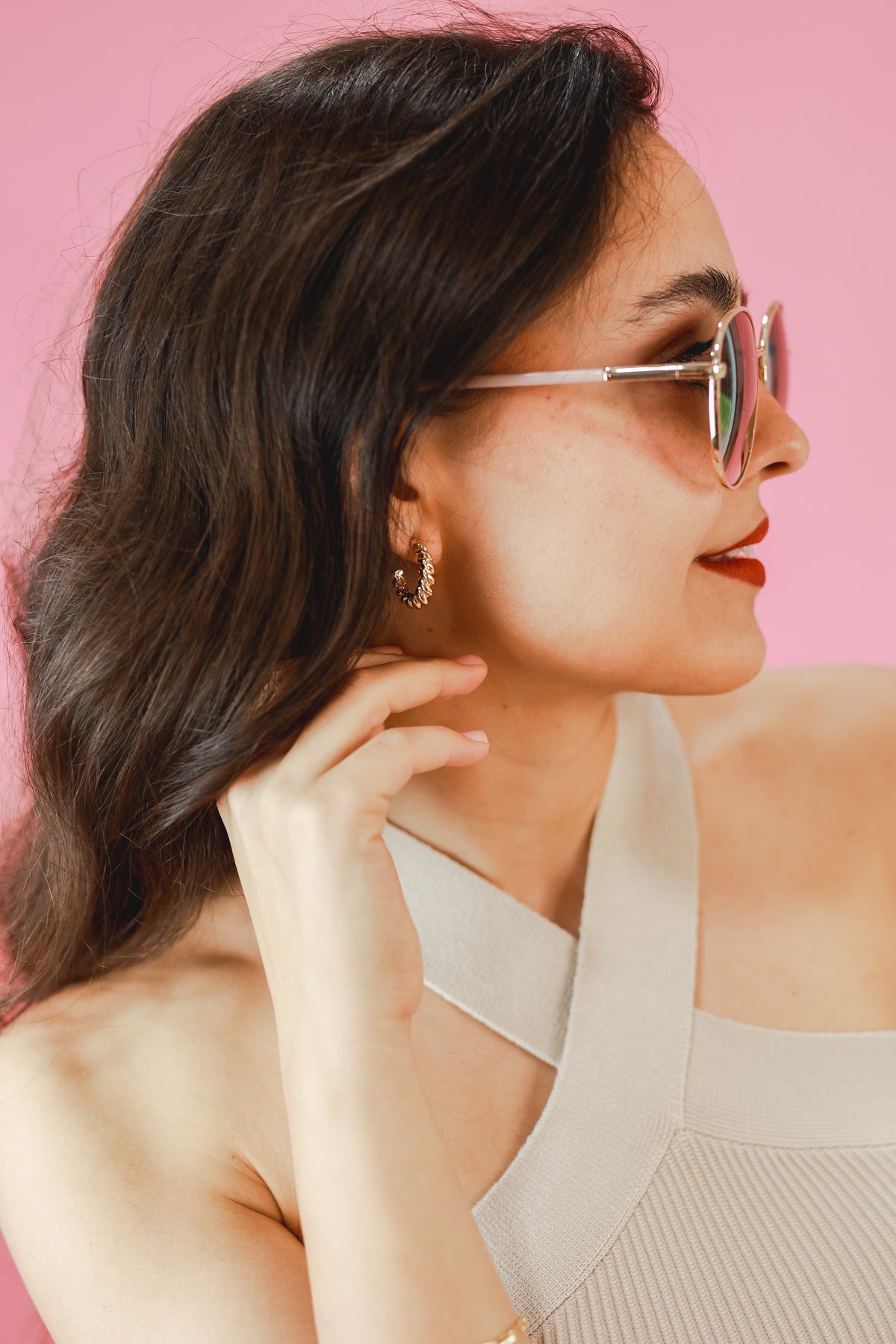 Daily Routine Hoop Earrings In Gold-Earrings-Southern House-Southern House