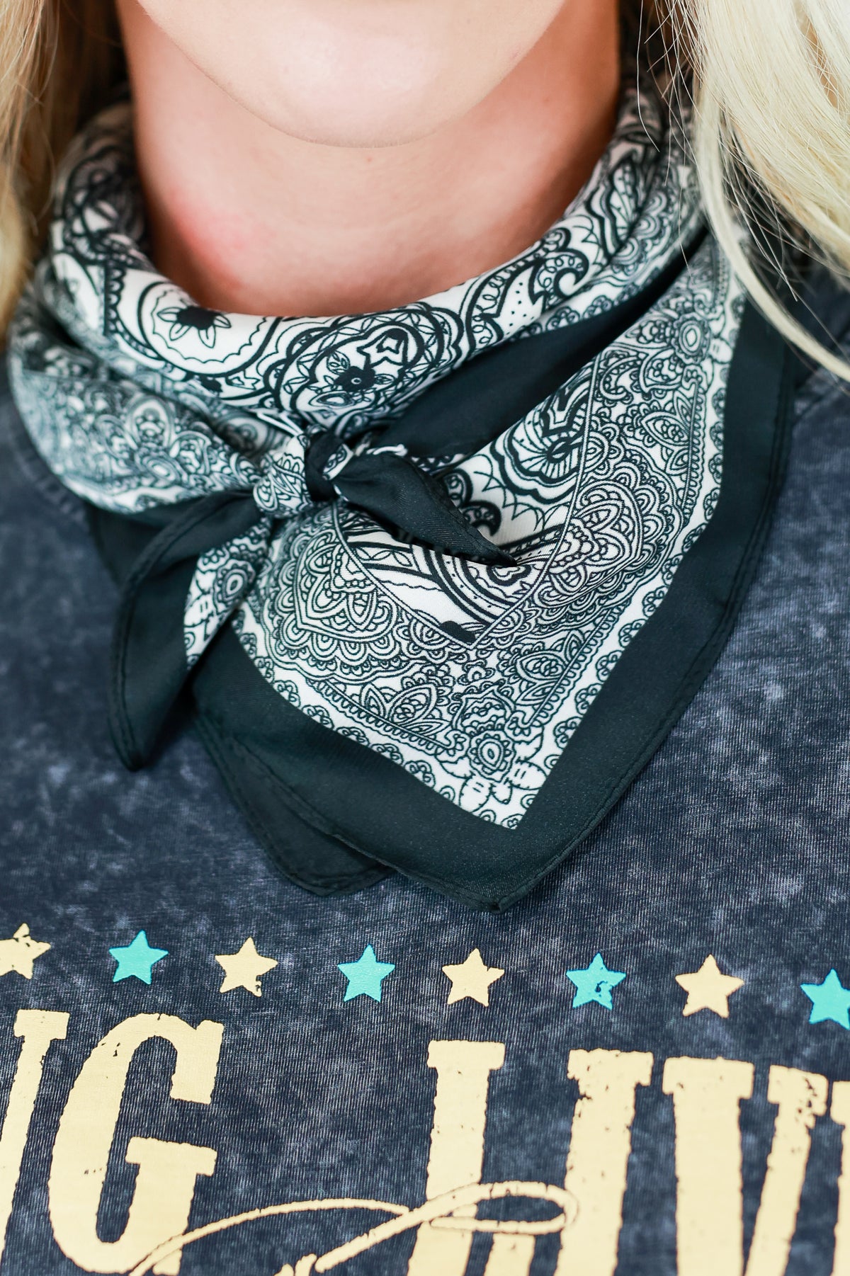 Stage Ready Scarf In Black-Scarf-Joia-Southern House