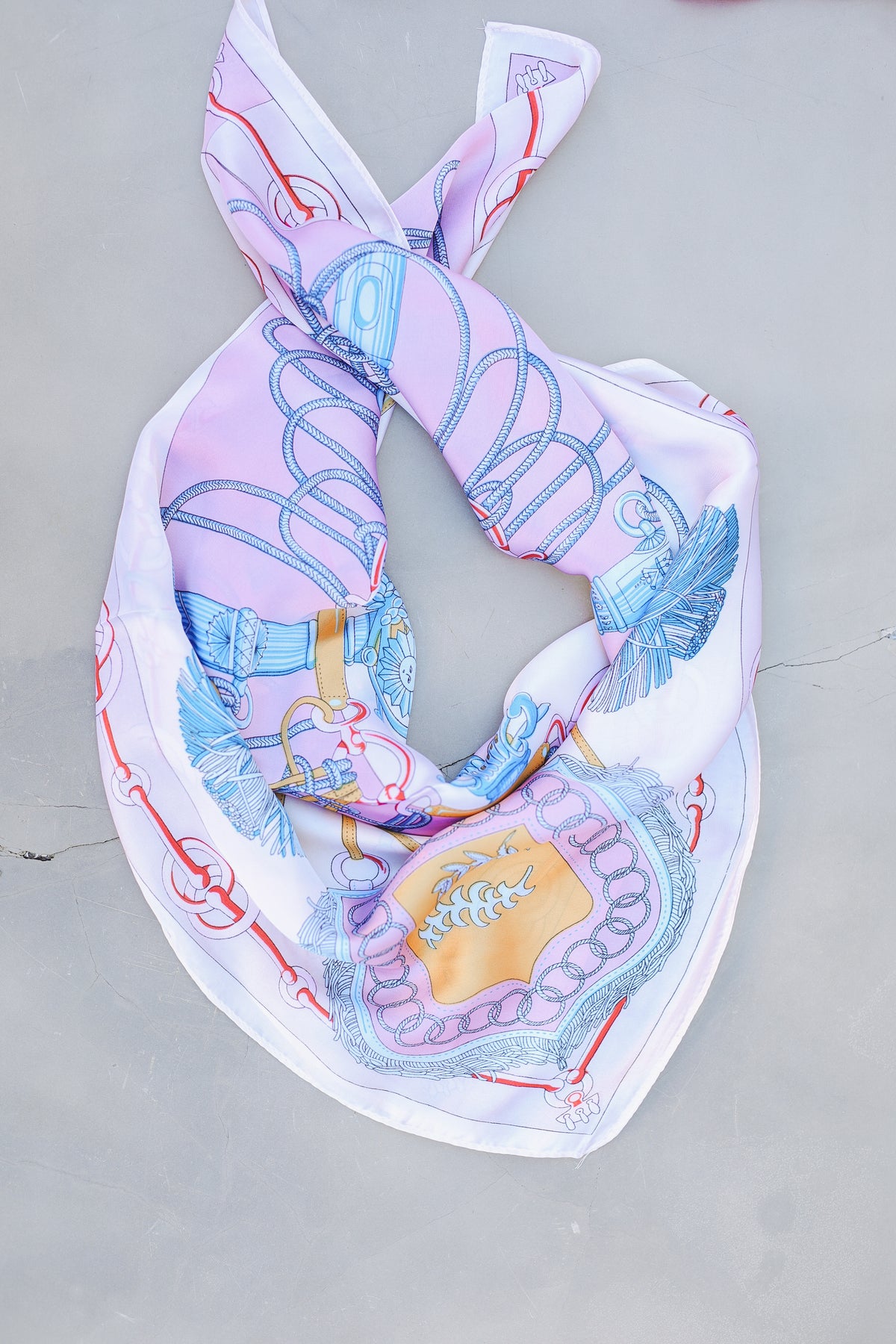 Regal Ropes Scarf - Pink-Joia-Southern House