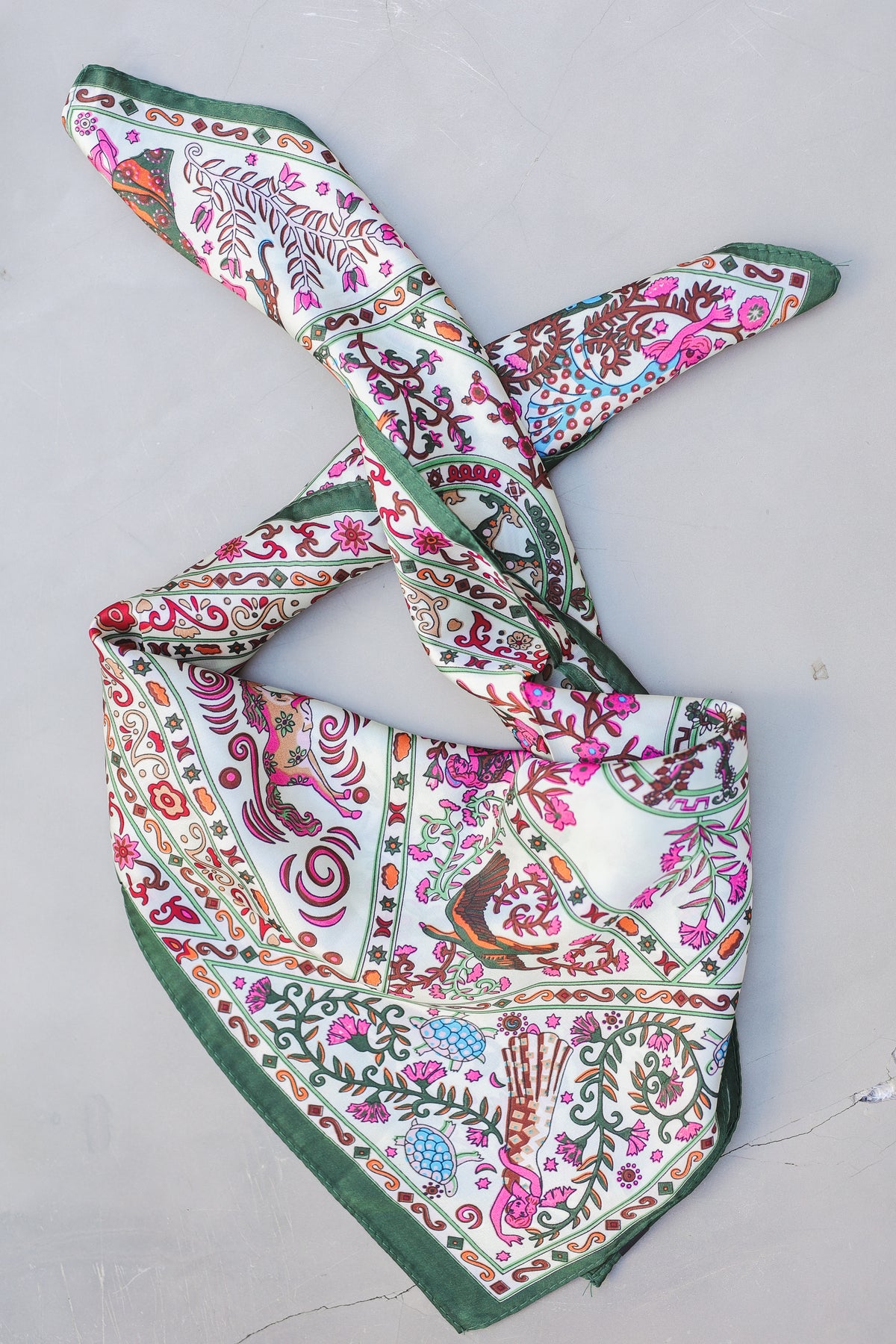 Mystic Garden Boho Scarf - Olive-Joia-Southern House