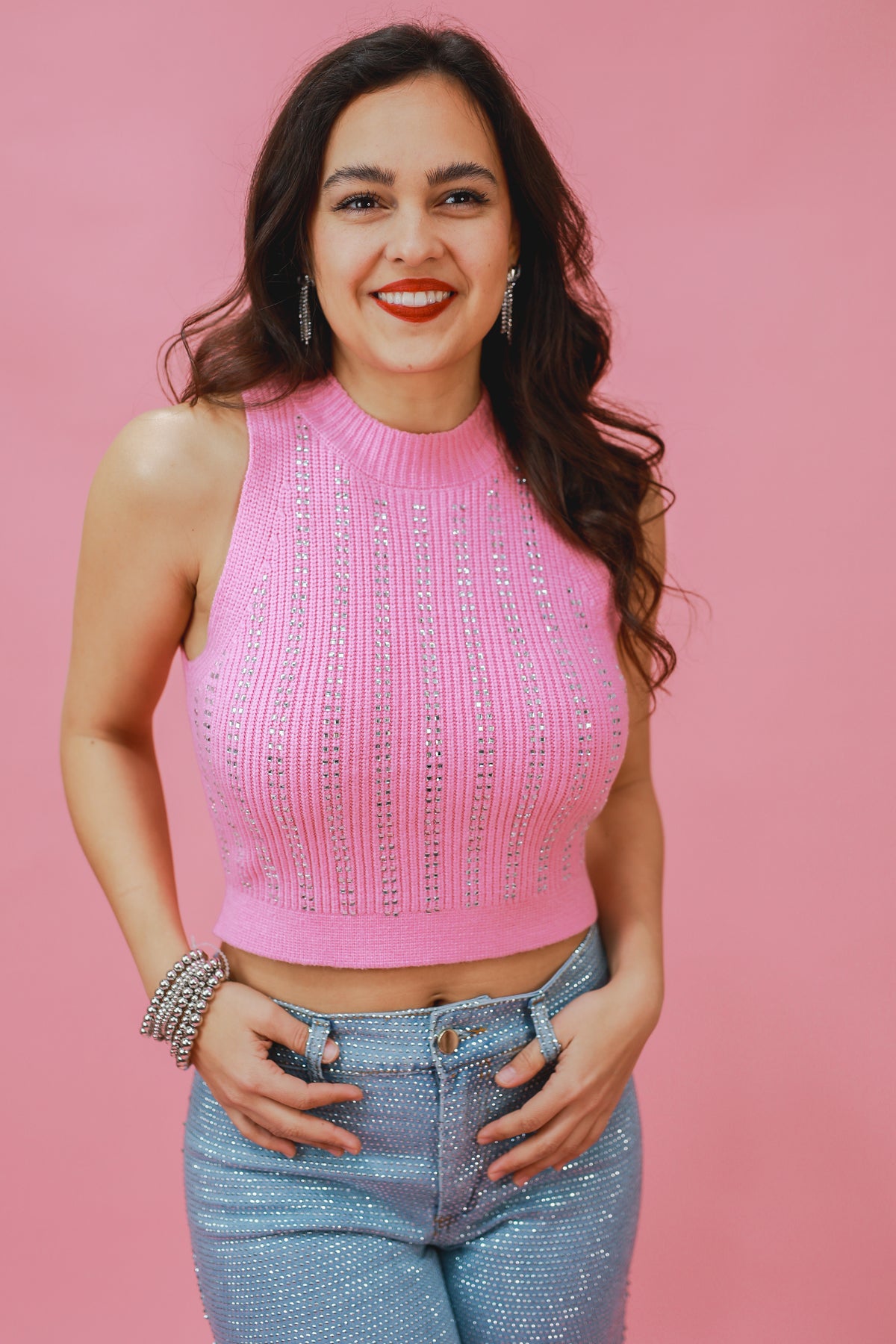 Candid Babe Bracelet Stack In Silver-Bracelet-Joia-Southern House