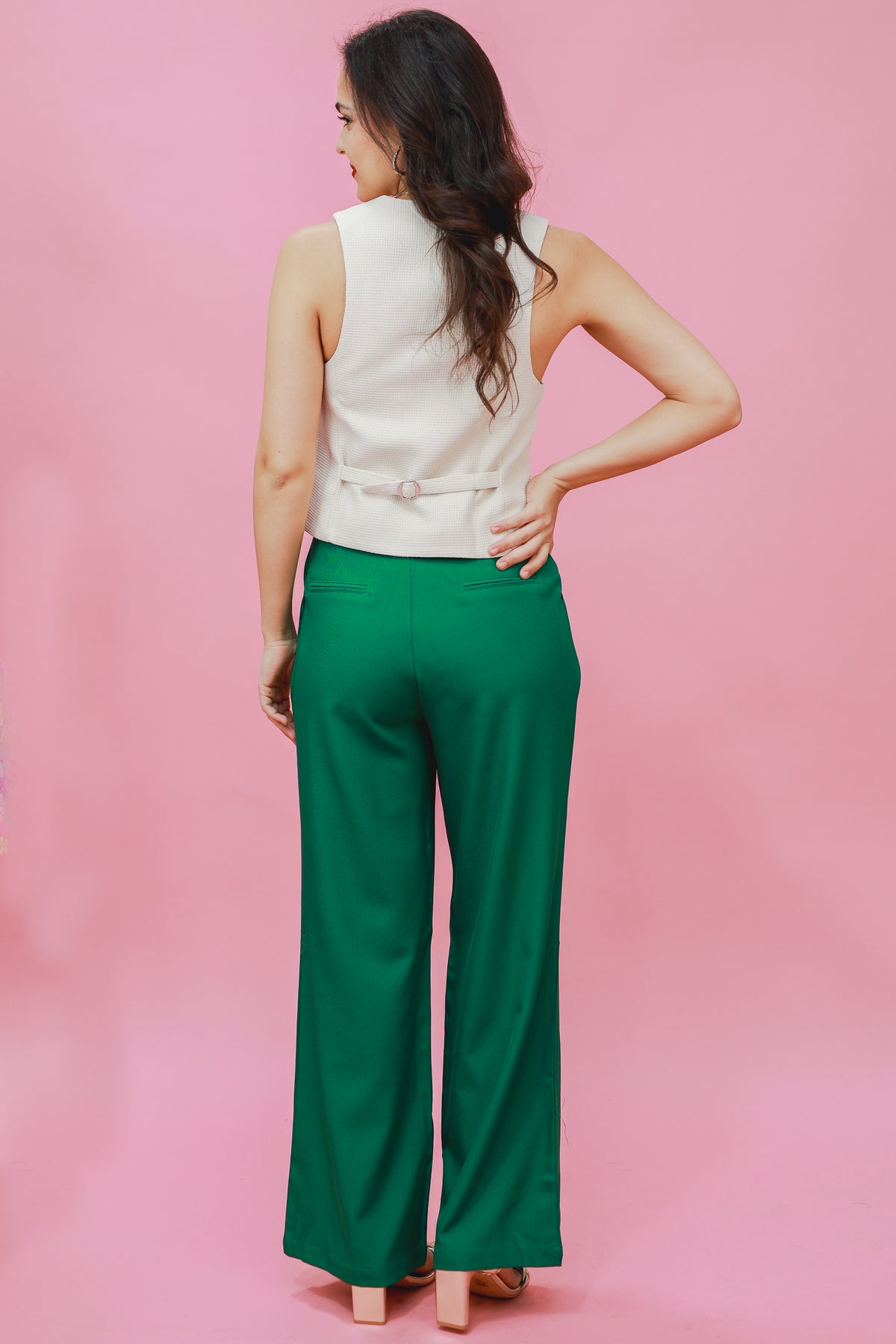 Style Match Trousers In Kelly Green-eesome-Southern House
