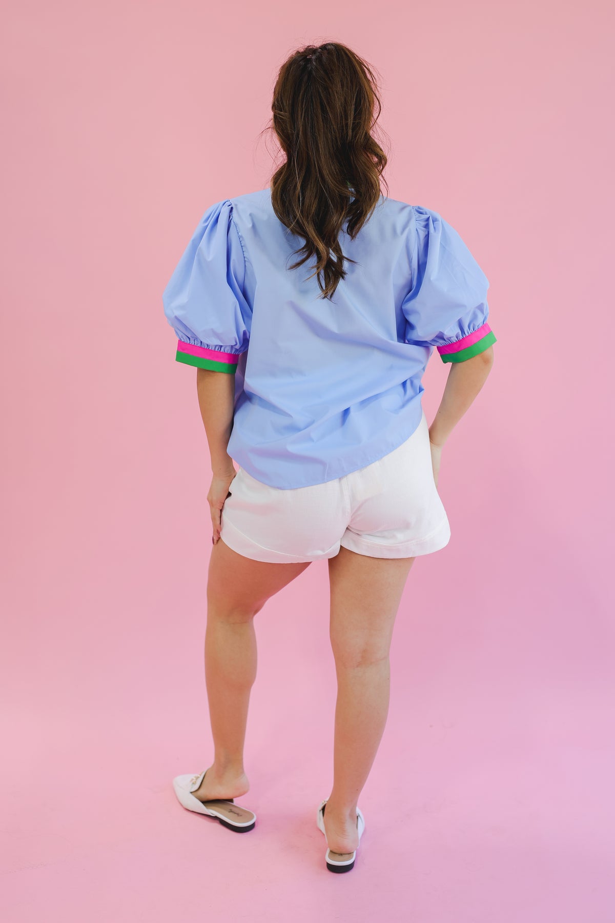 Kindness Counts Top - Chambray-Entro-Southern House