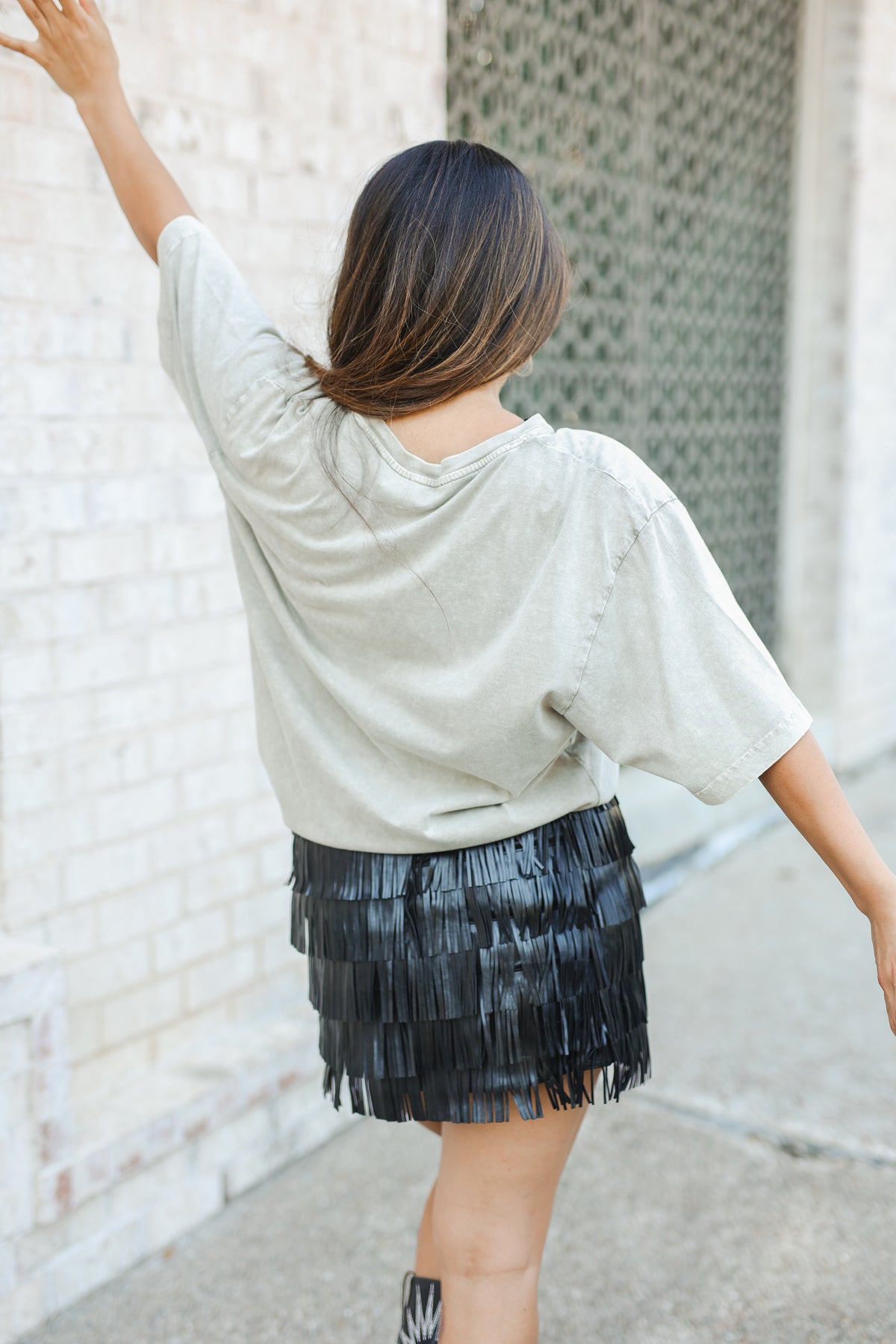 Ride Em' Cowboy Western Tee - Mocha-Shirt/Tops-Southern House