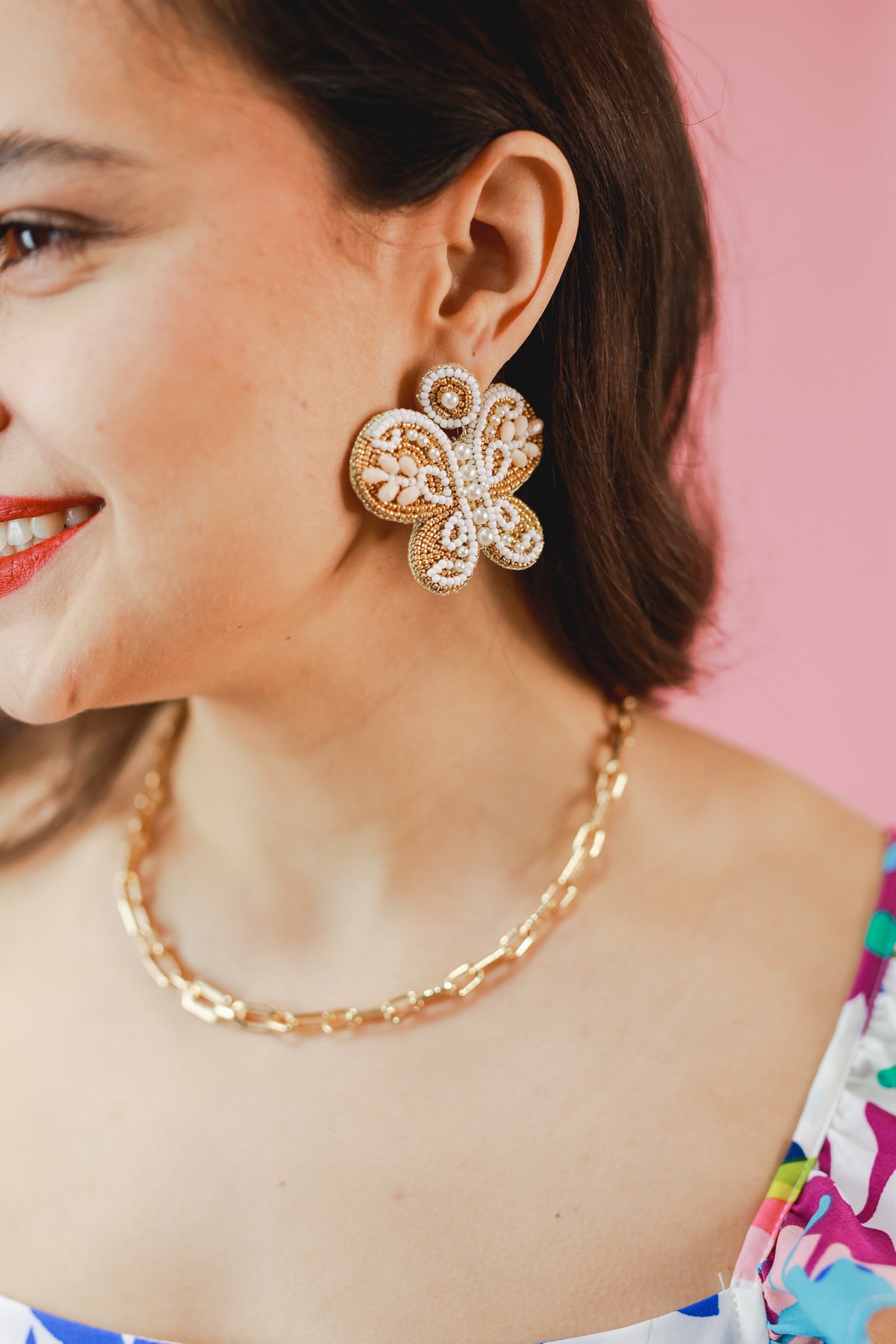 Good As Gold Butterfly Earrings-Southern House-Southern House