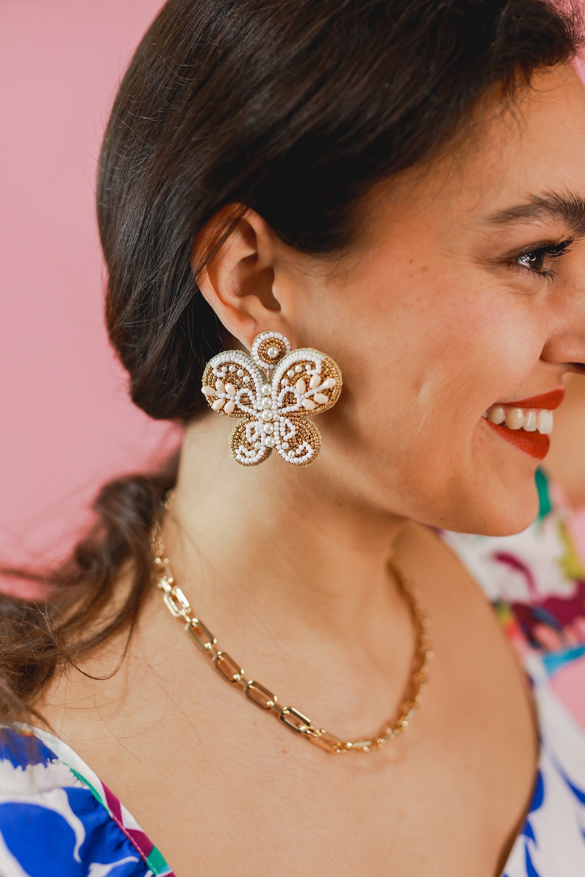 Good As Gold Butterfly Earrings-Southern House-Southern House