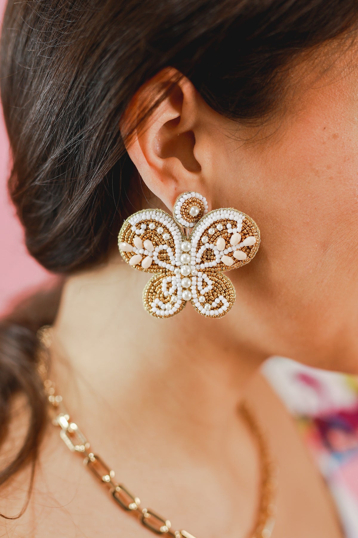 Good As Gold Butterfly Earrings-Southern House-Southern House
