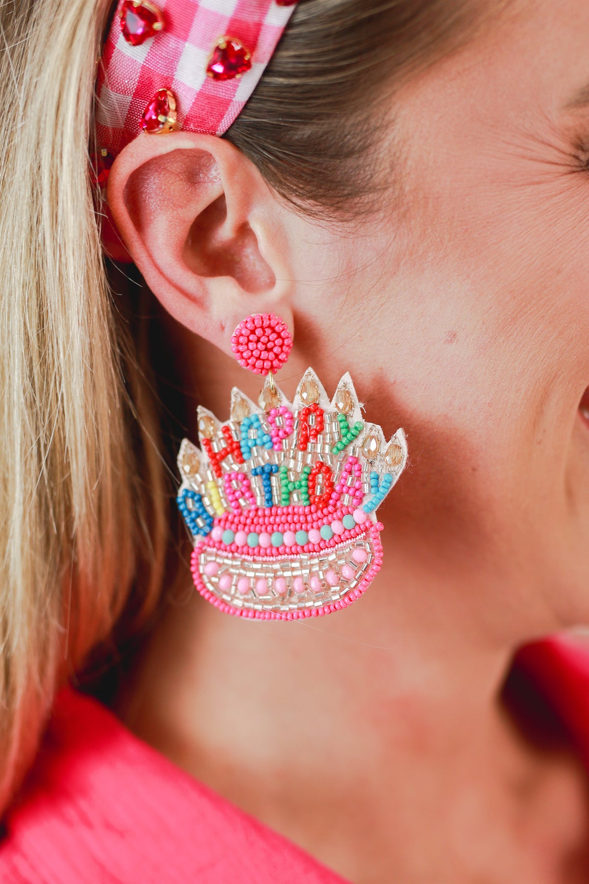 Happy Birthday Cake Earrings-Earrings-Sam Mi Jewelry-Southern House