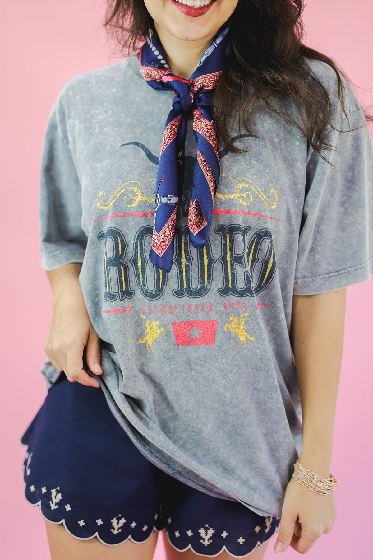 American Proud Scarf -Navy-Southern House-Southern House