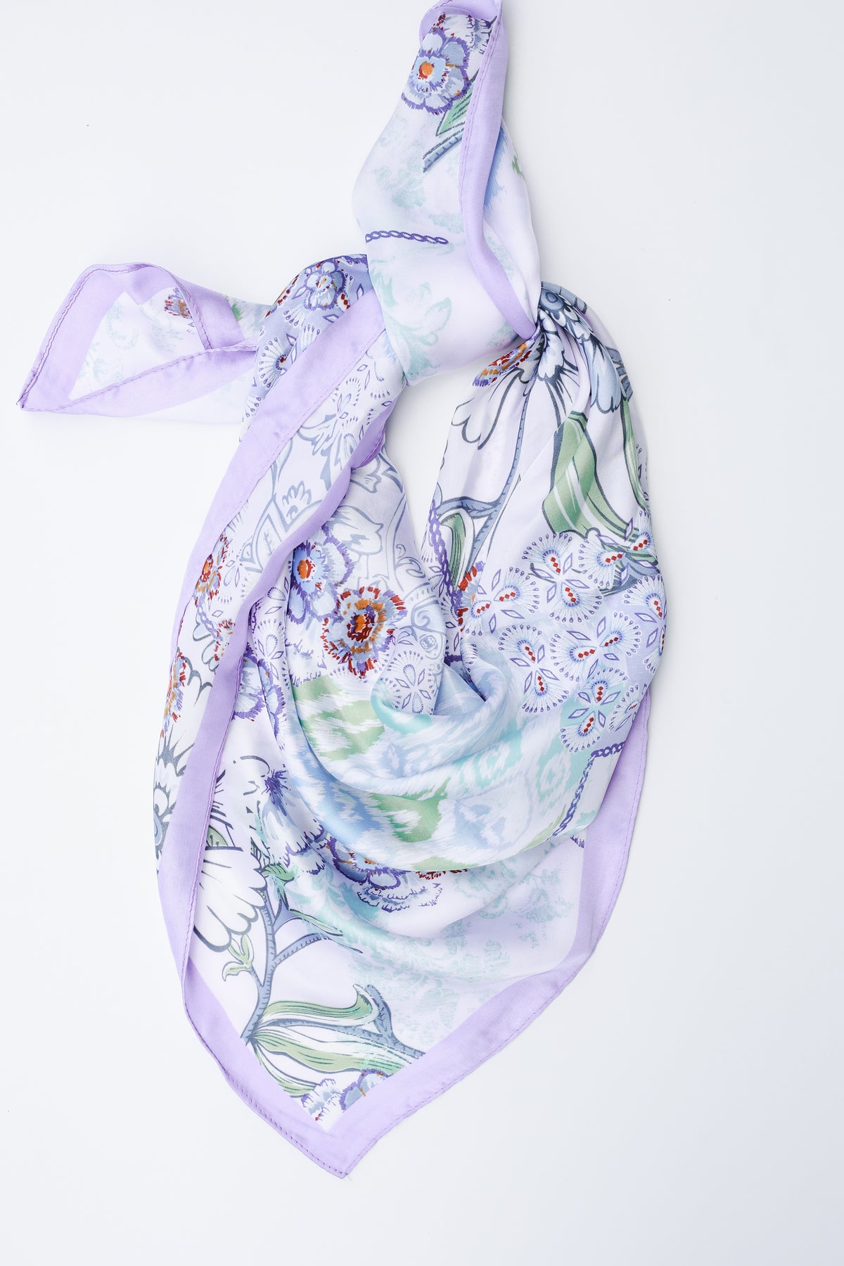Floral Moment Scarf In Lavender-Southern House-Southern House