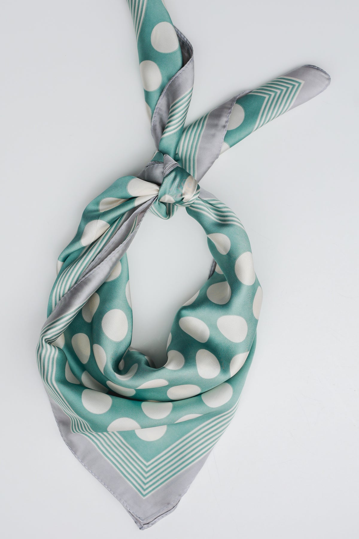 Street Style Satin Scarf In Mint-Southern House-Southern House