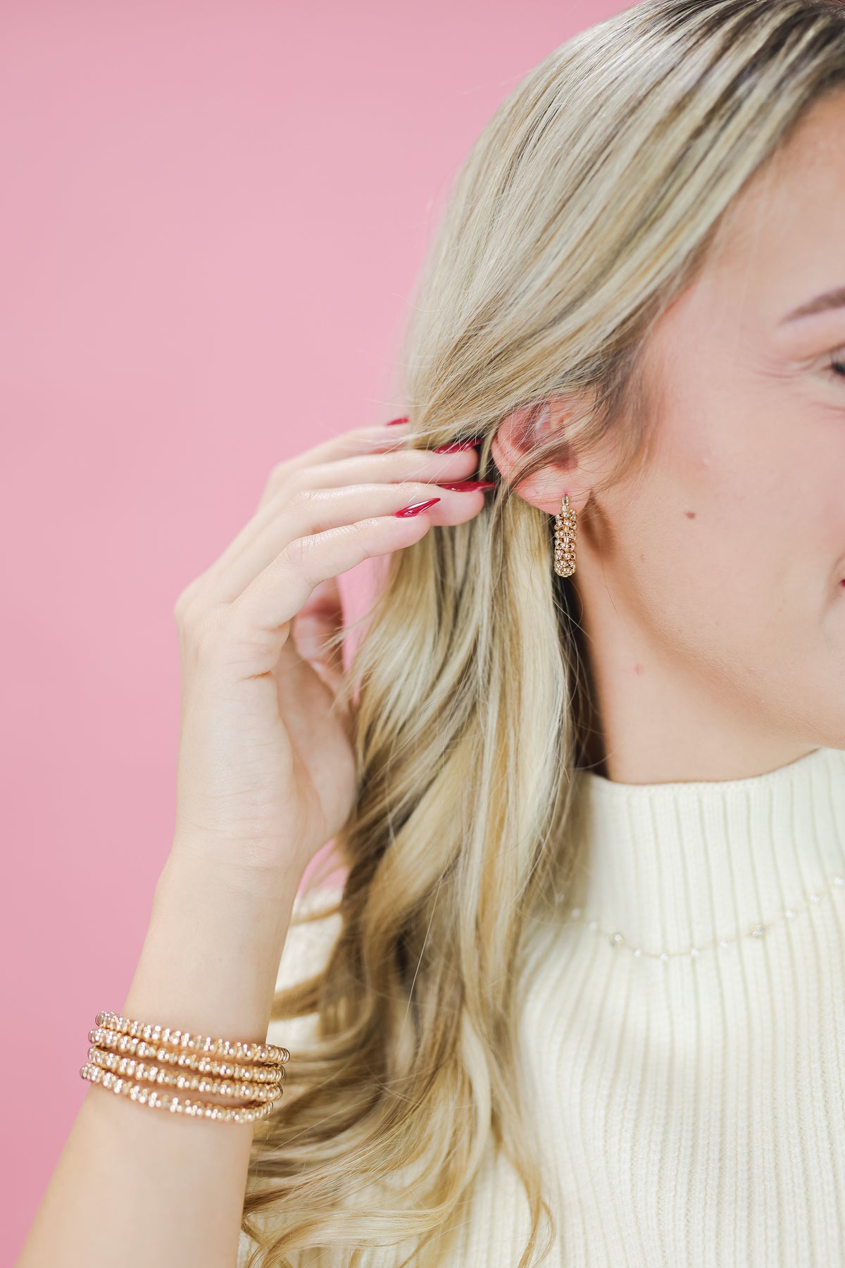 Field Of Fall Earrings In Gold-Southern House-Southern House