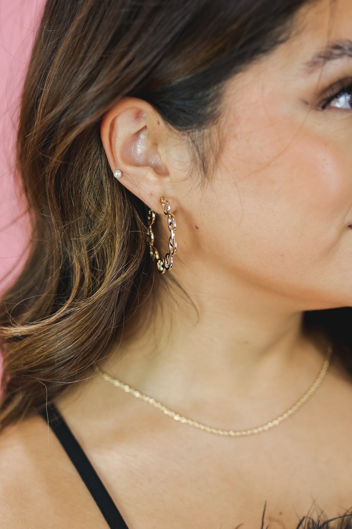 Hooked On Fashion Earrings In Gold-Southern House-Southern House