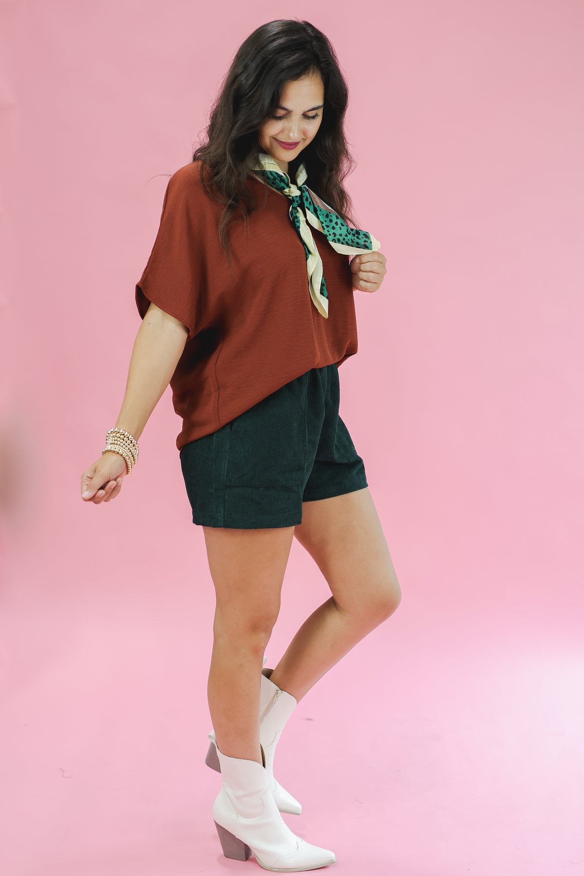 Living In Style Shift Top In Chocolate-entro-Southern House