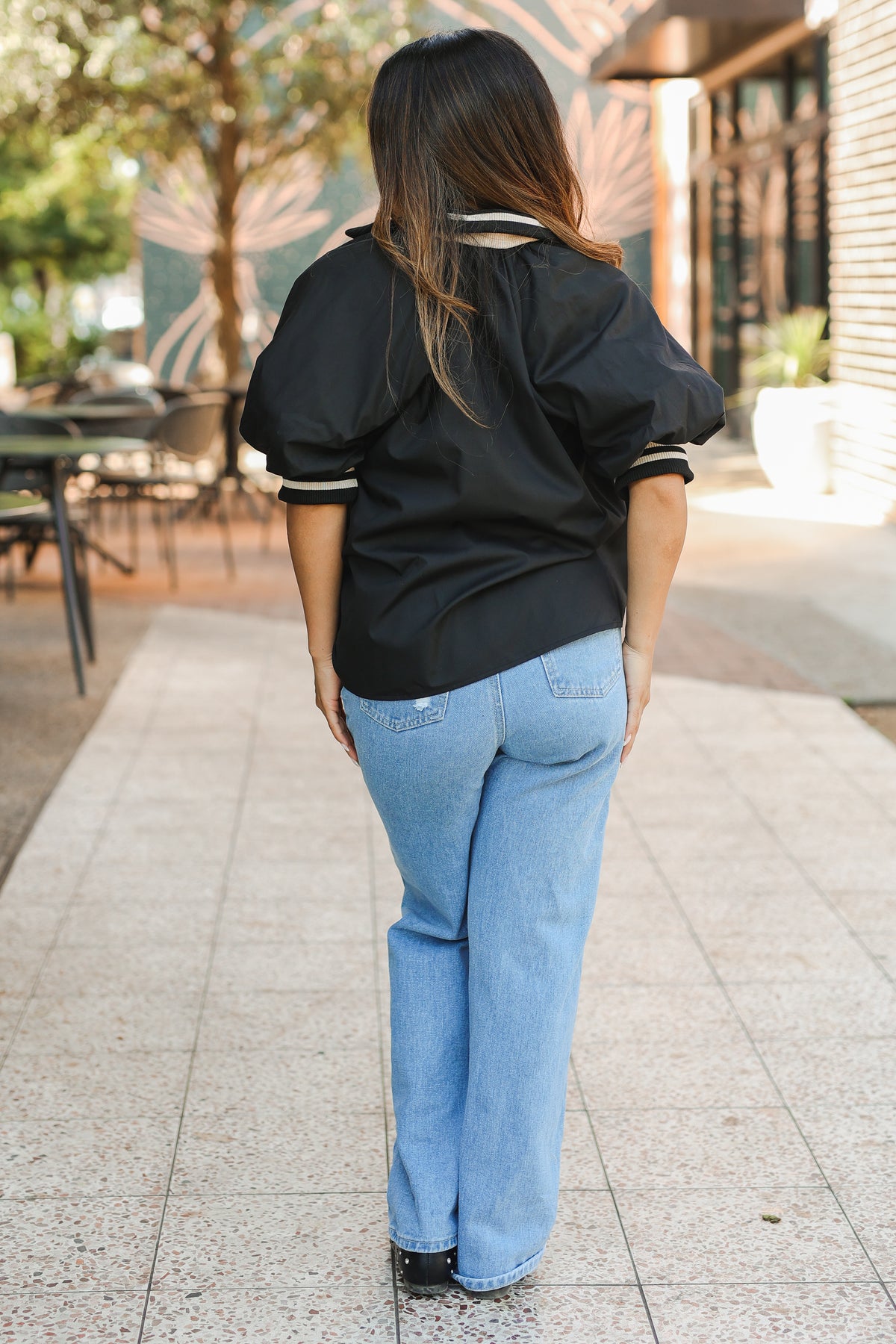 Maren Quarter Zip Top-Shirt/Tops-Southern House