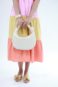 Extra Blessed Woven Bag In Ivory