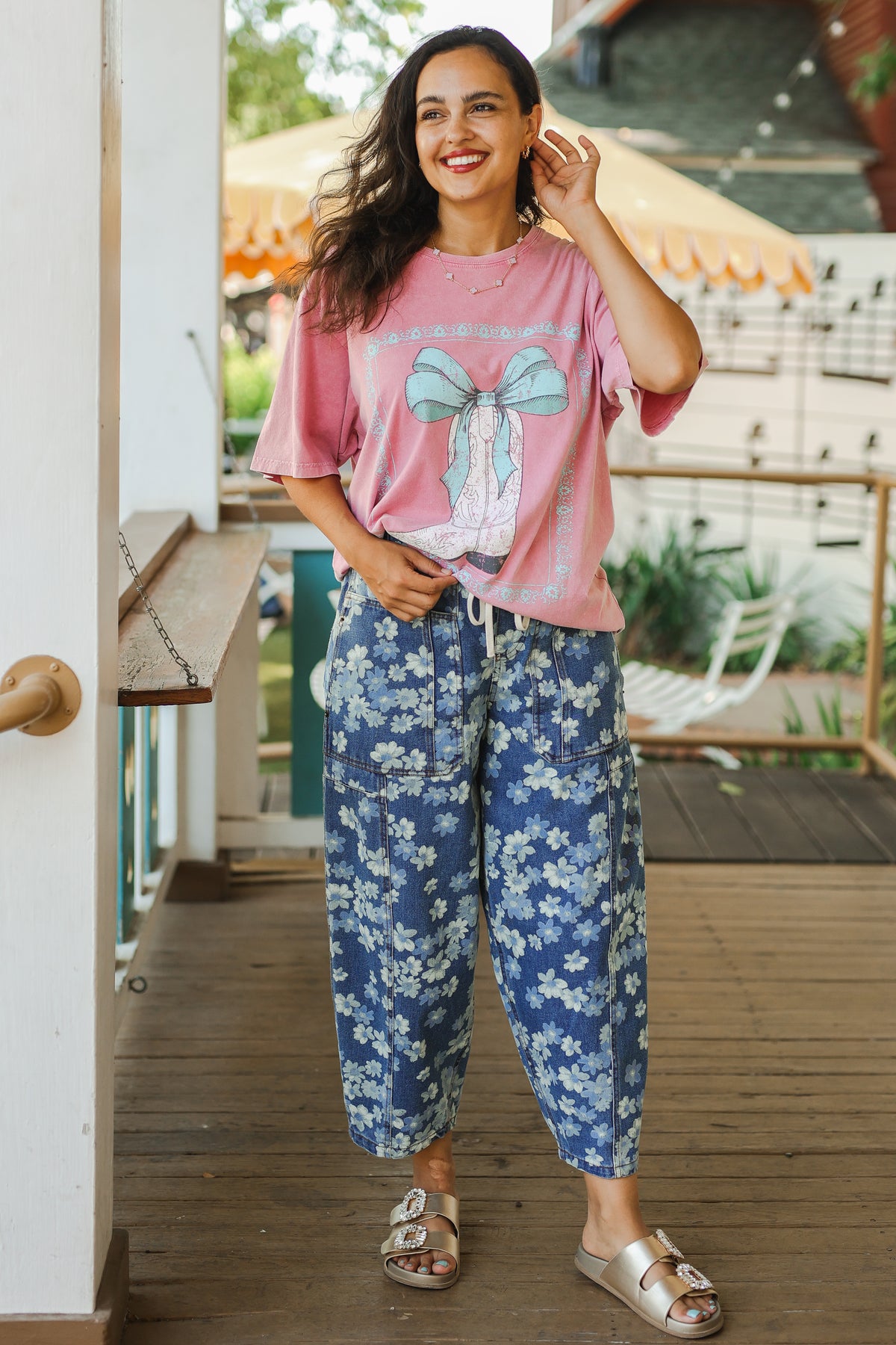 Dixie Boots & Bows Tee-Shirt/Tops-Southern House