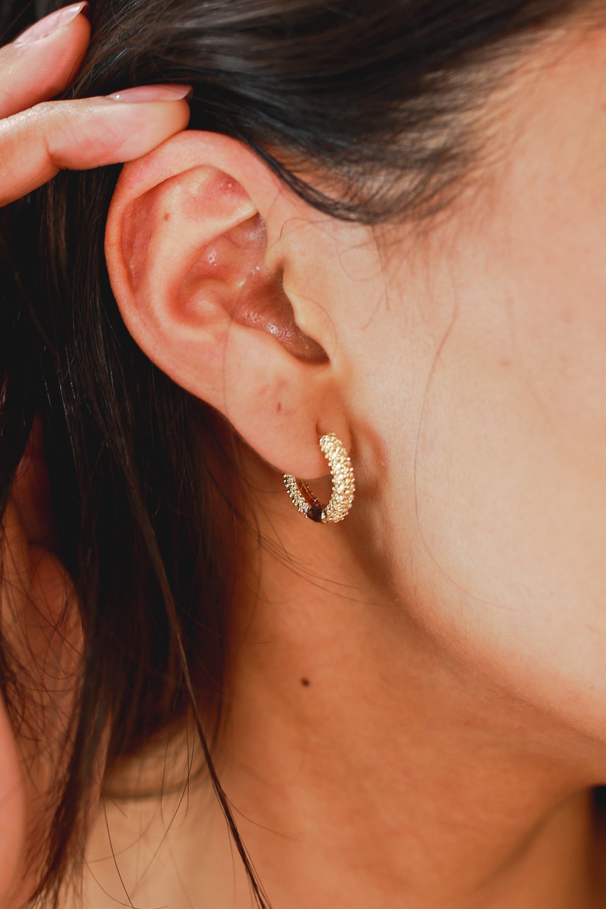 Point Of The Story Earrings In Gold-Southern House-Southern House