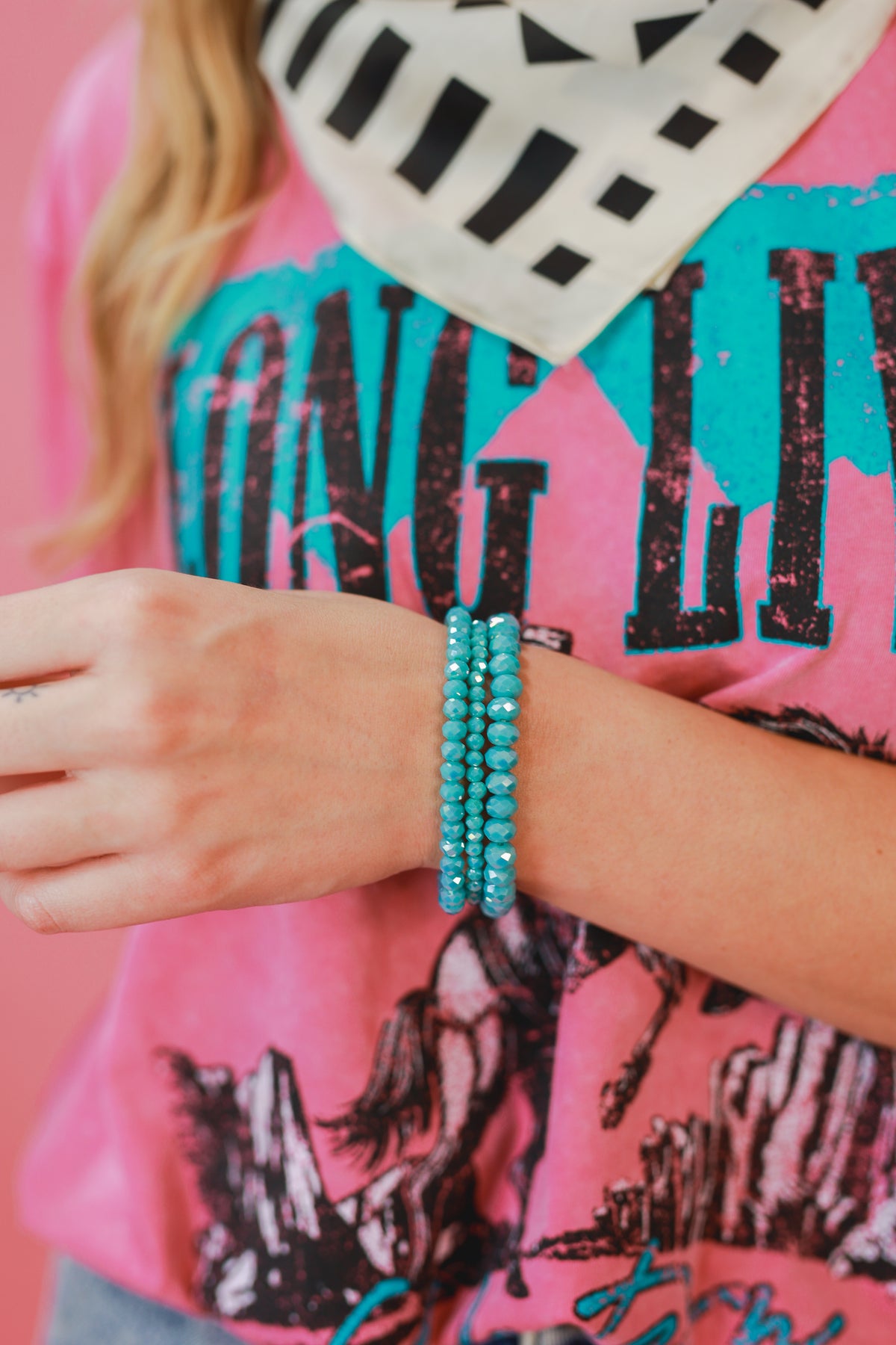 Spirit Bracelet Stack In Turquoise-Bracelet-Sam Mi Jewelry-Southern House