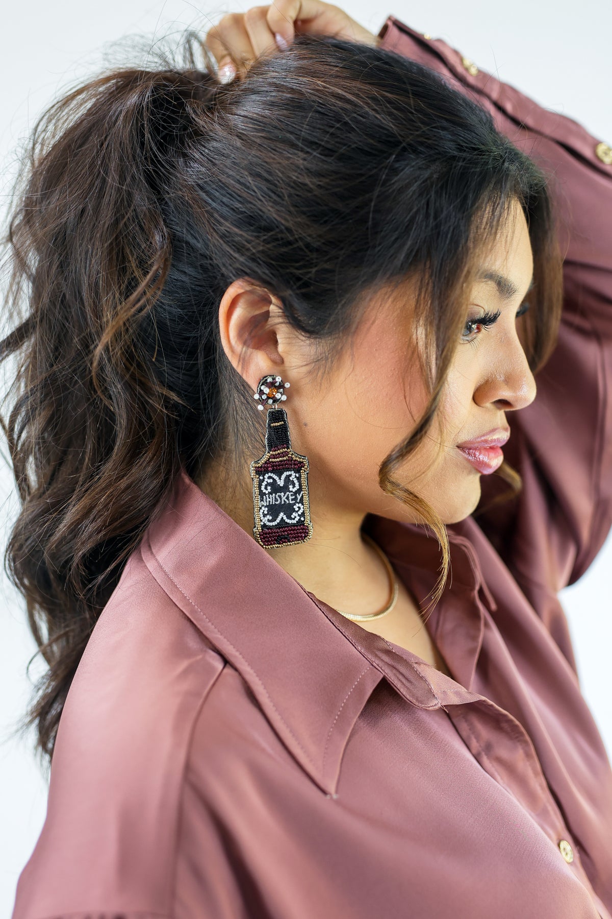 Last Drop Of Whiskey Earrings-Earrings-Southern House-Southern House