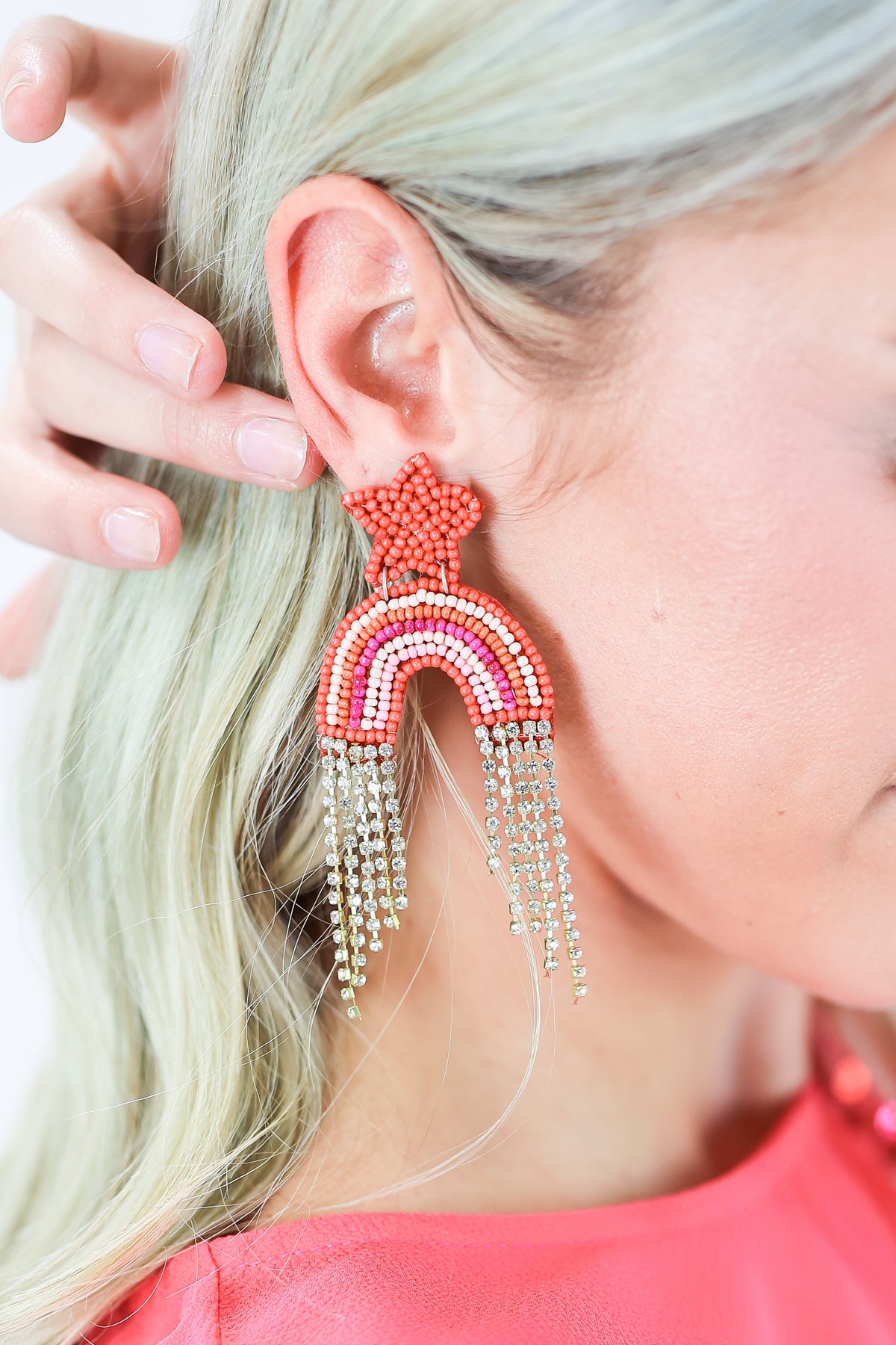 Mood Changer Earrings In Red-Earrings-Golden Stella-Southern House