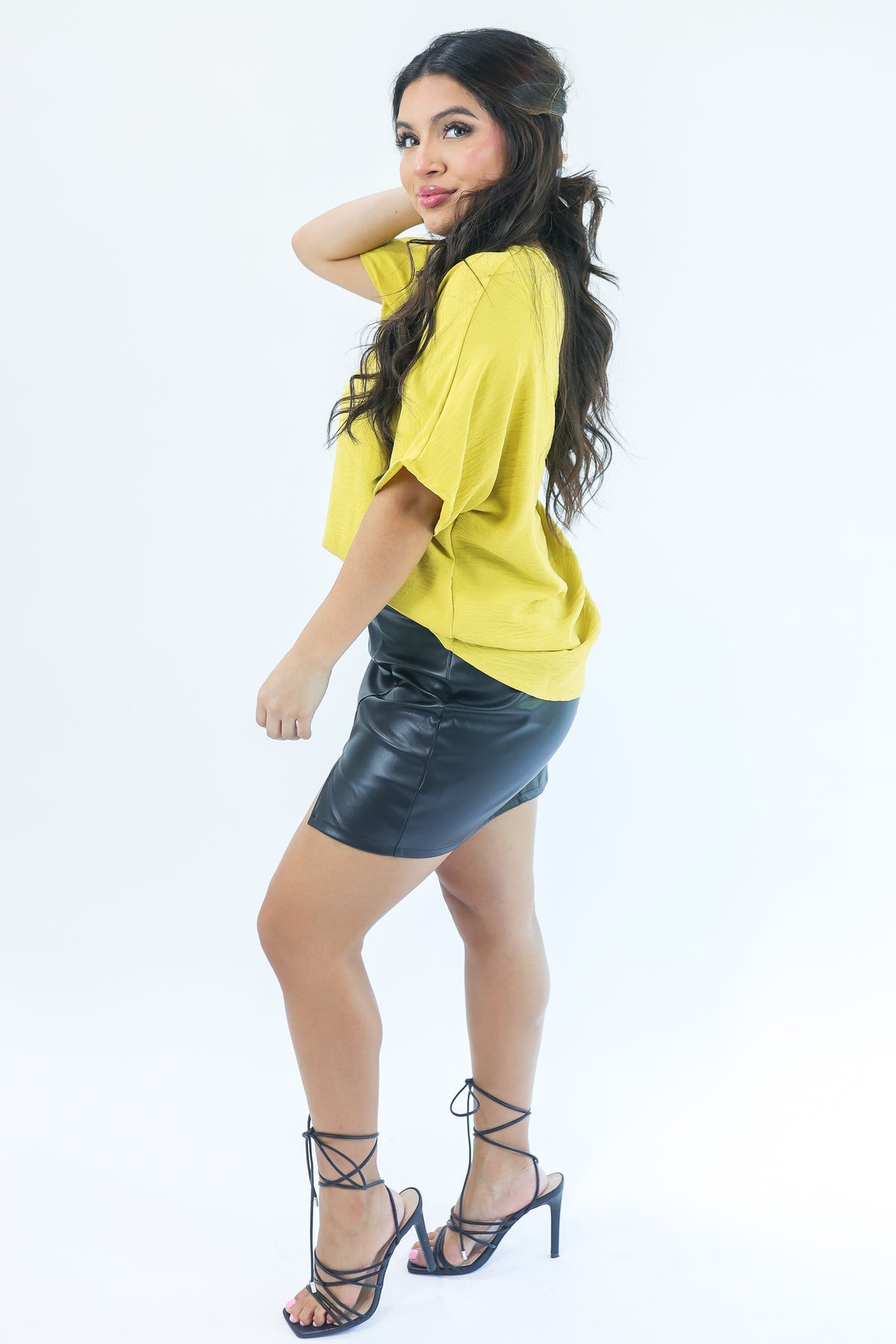 Living With Style Shift Top In Golden Honey-Shirts/Top-Entro-Southern House