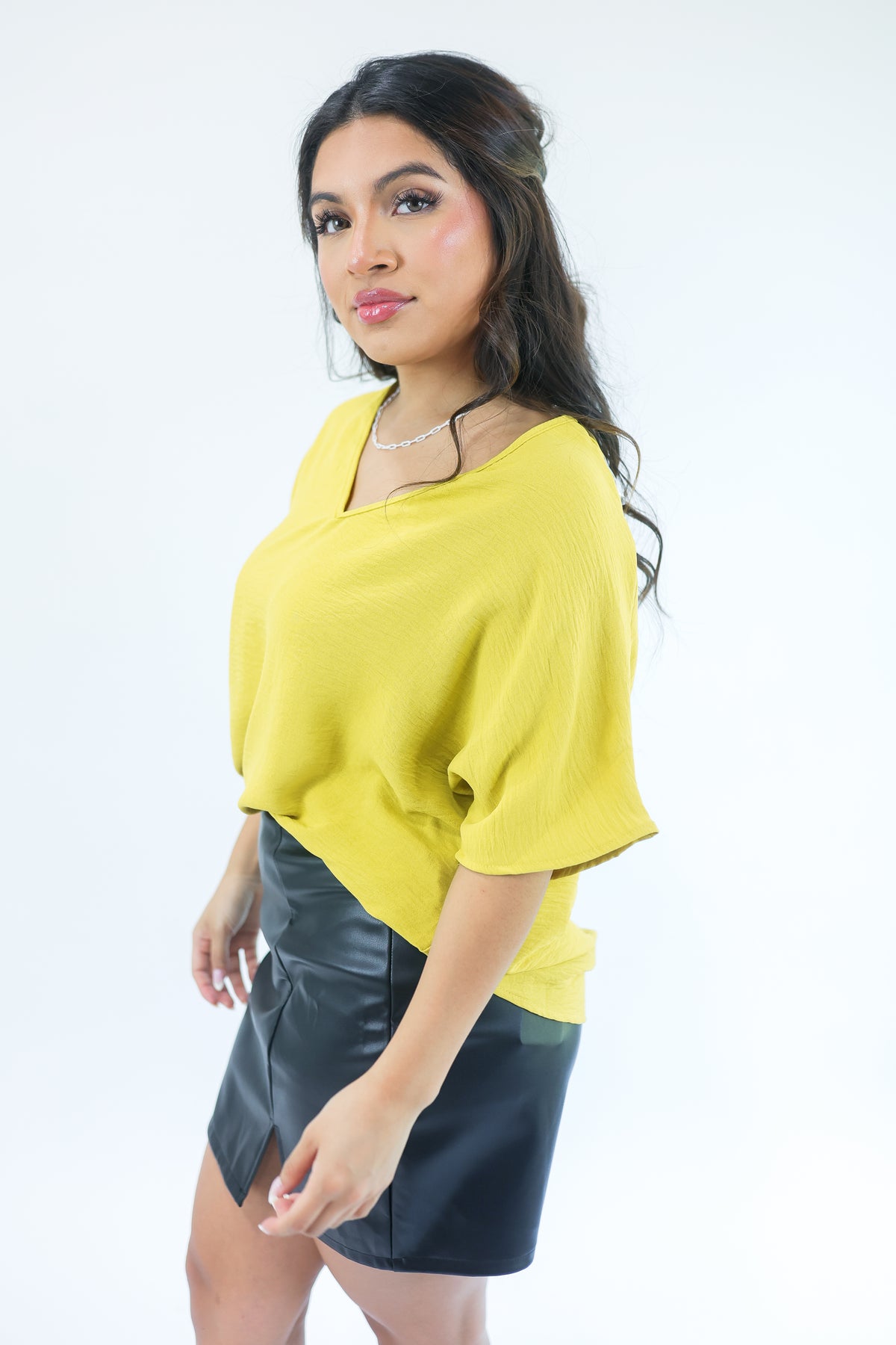 Living With Style Shift Top In Golden Honey-Shirts/Top-Entro-Southern House