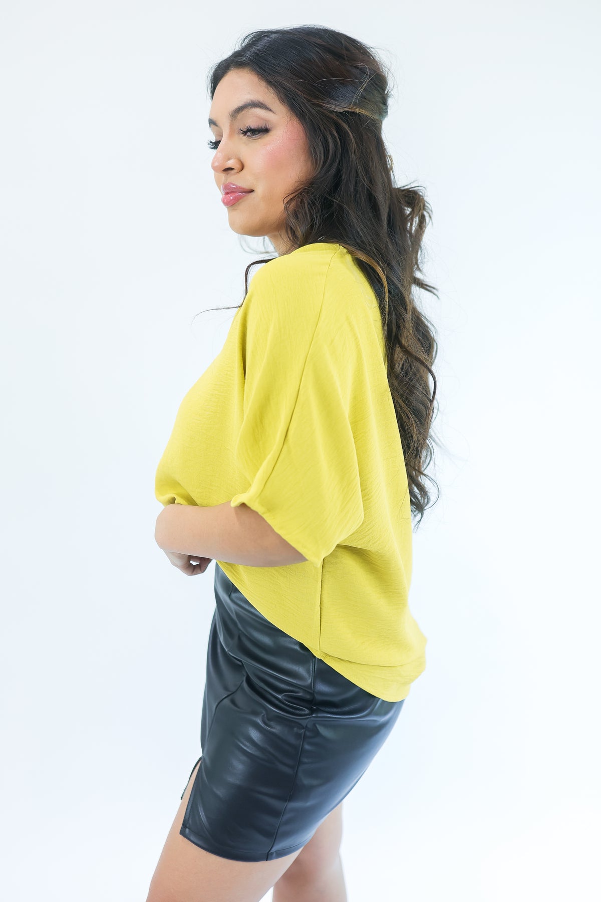 Living With Style Shift Top In Golden Honey-Shirts/Top-Entro-Southern House