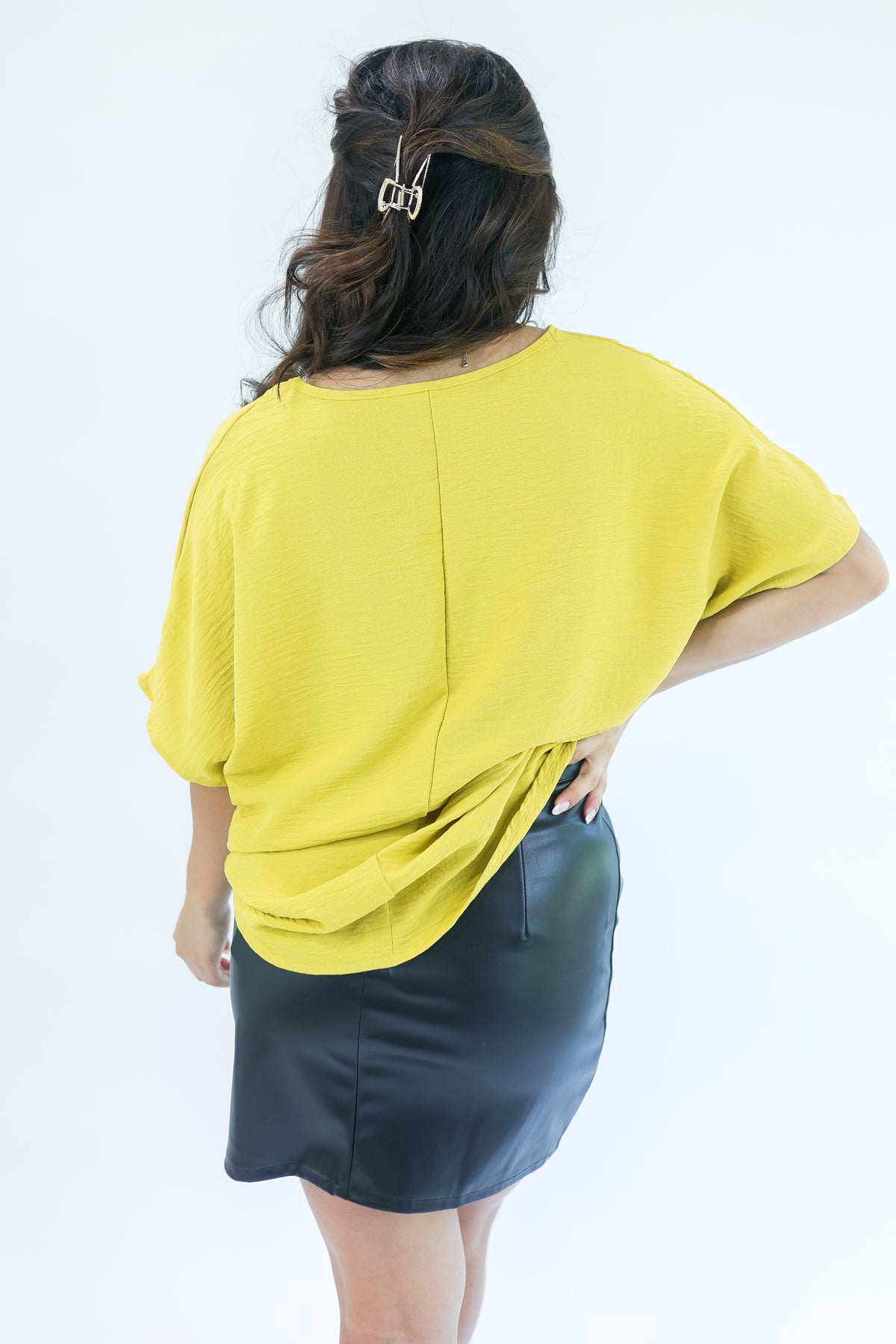 Living With Style Shift Top In Golden Honey-Shirts/Top-Entro-Southern House