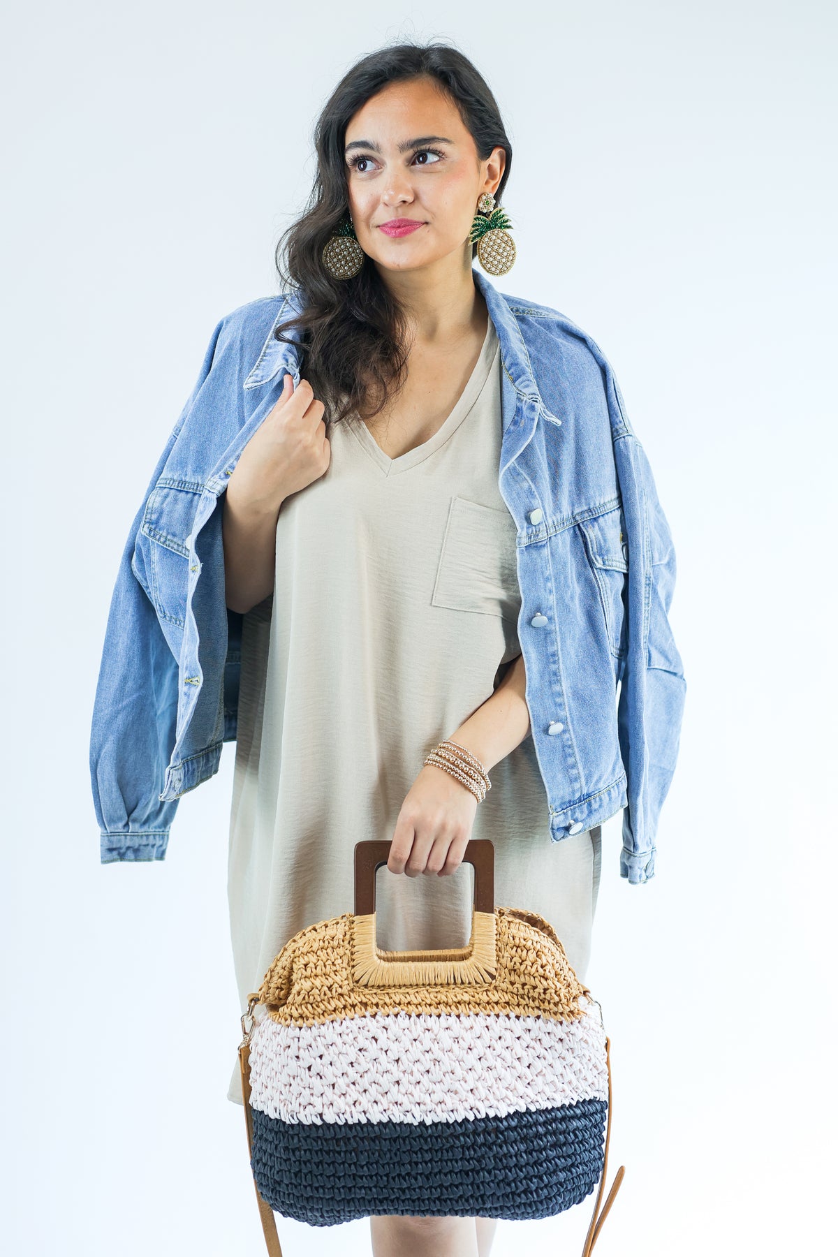 Beach Babe Crossbody In Tan-Bag Boutique-Southern House