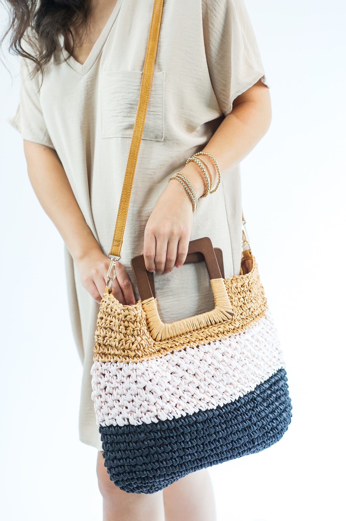 Beach Babe Crossbody In Tan-Bag Boutique-Southern House
