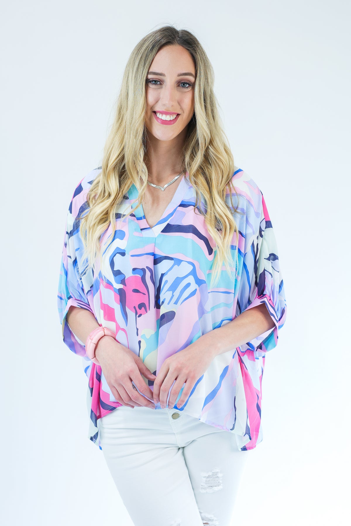 Greatest Feature Necklace In Silver-Necklace-Kenze Panne-Southern House