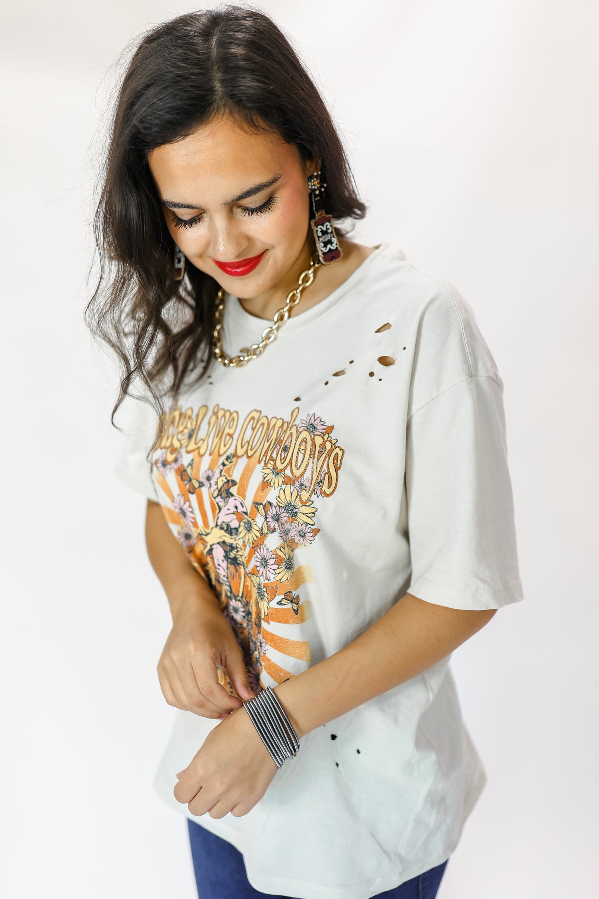 Last Drop Of Whiskey Earrings-Earrings-Southern House-Southern House