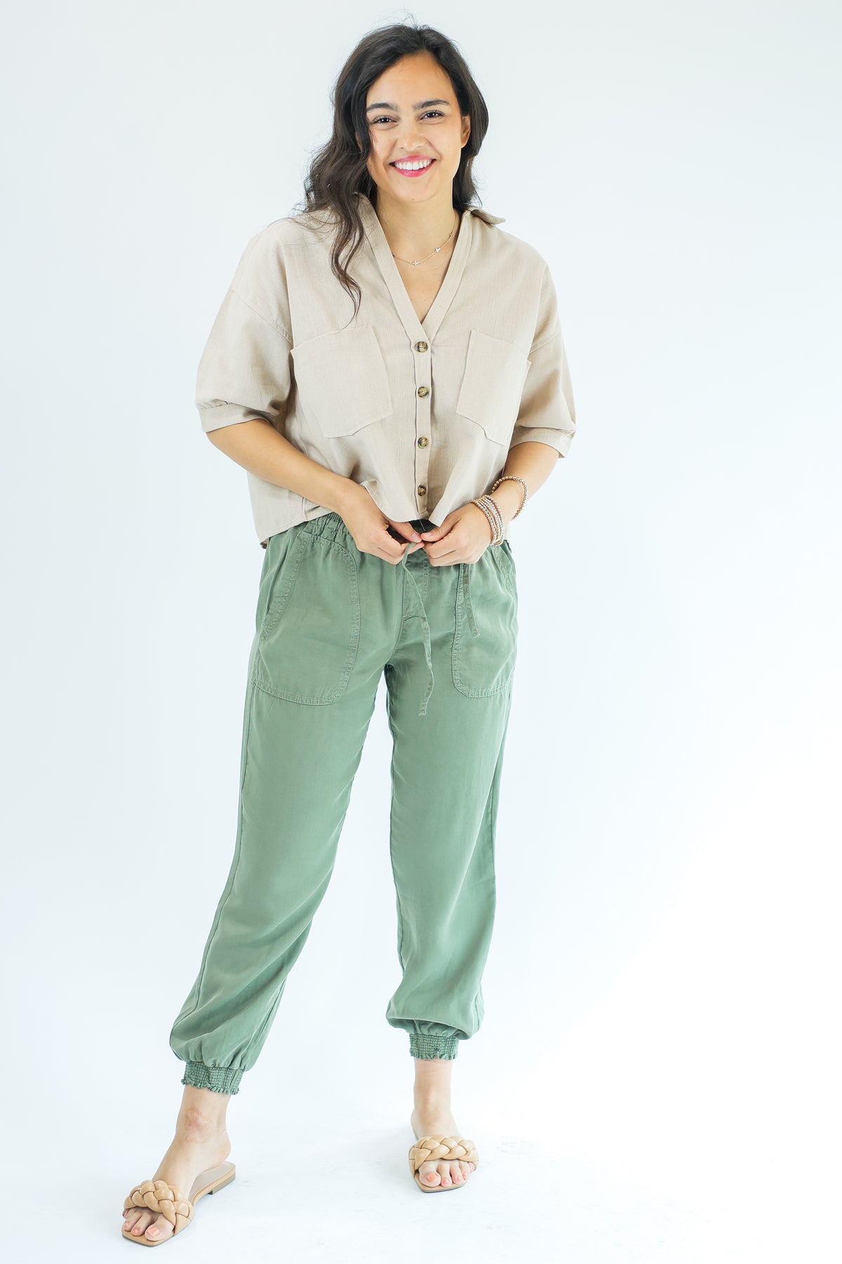 The Monica Braided Sandals In Natural-Shoes-Ccocci-Southern House