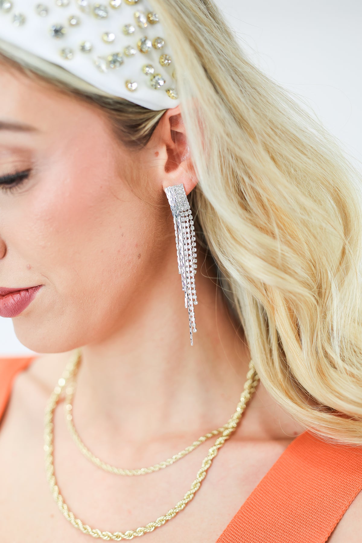 Living For Today Rhinestone Earrings-Earrings-Sam Mi Jewelry-Southern House