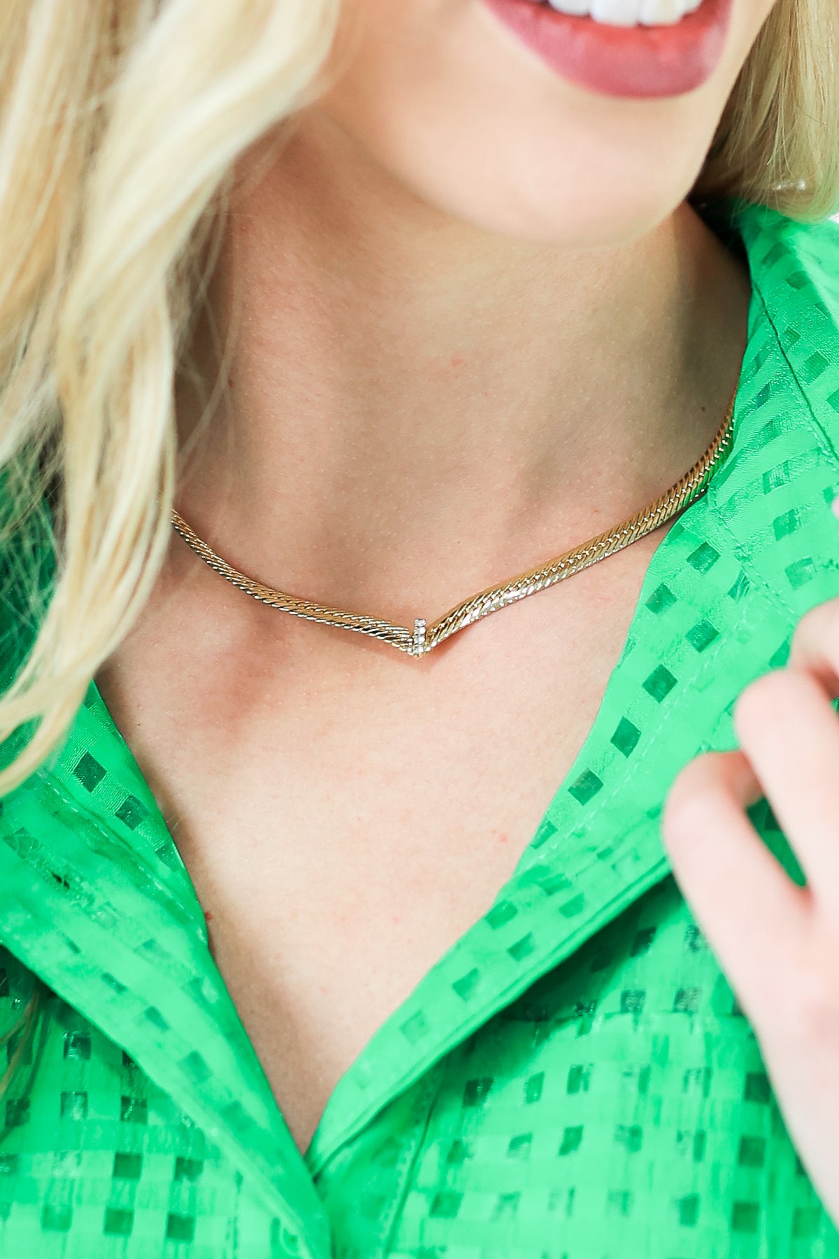 Lighting The Way Crystal Necklace-Necklace-Joia-Southern House