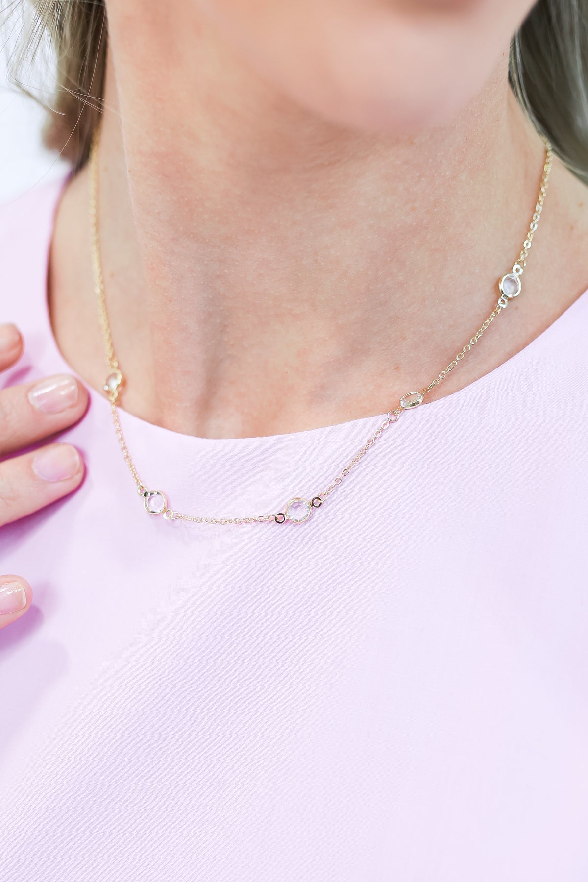 In Love Necklace In Gold-Necklace-Joia-Southern House