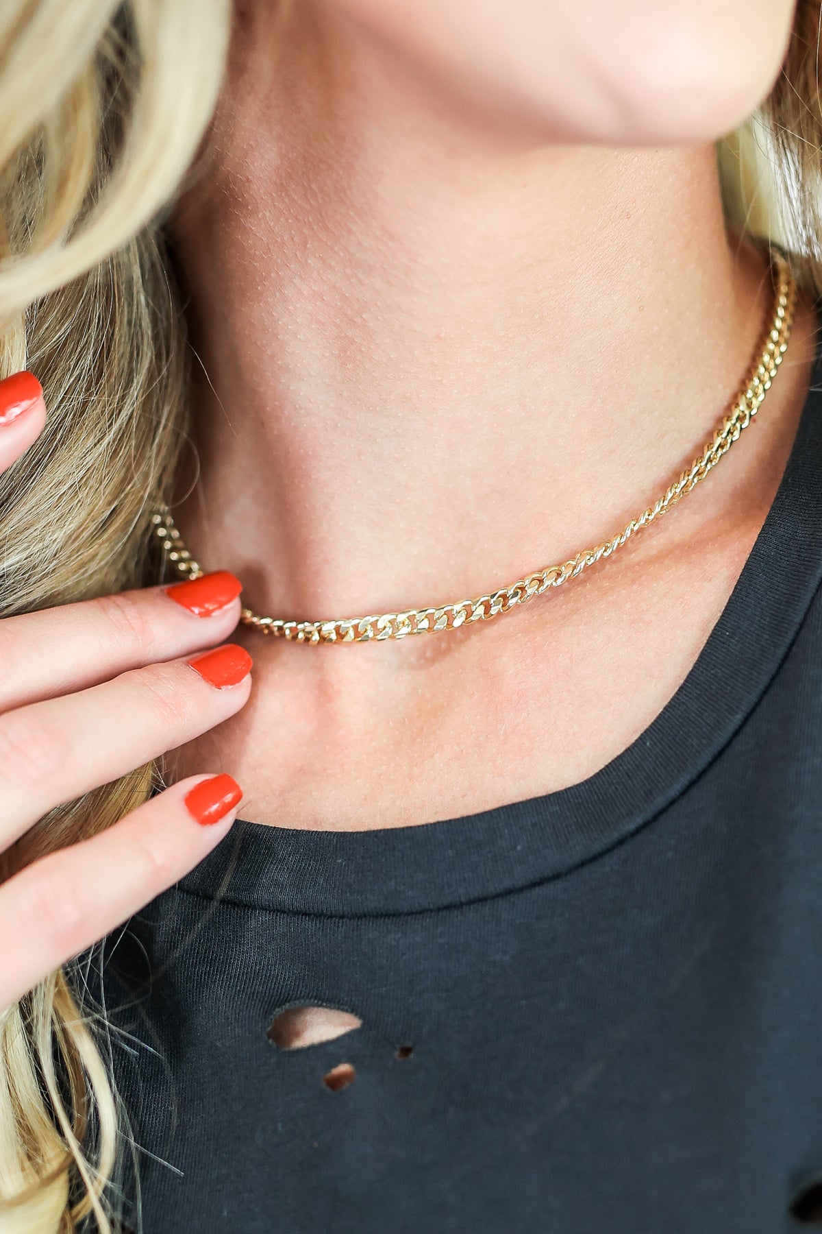 Time Is Right Link Chain Necklace-Necklace-Joia-Southern House