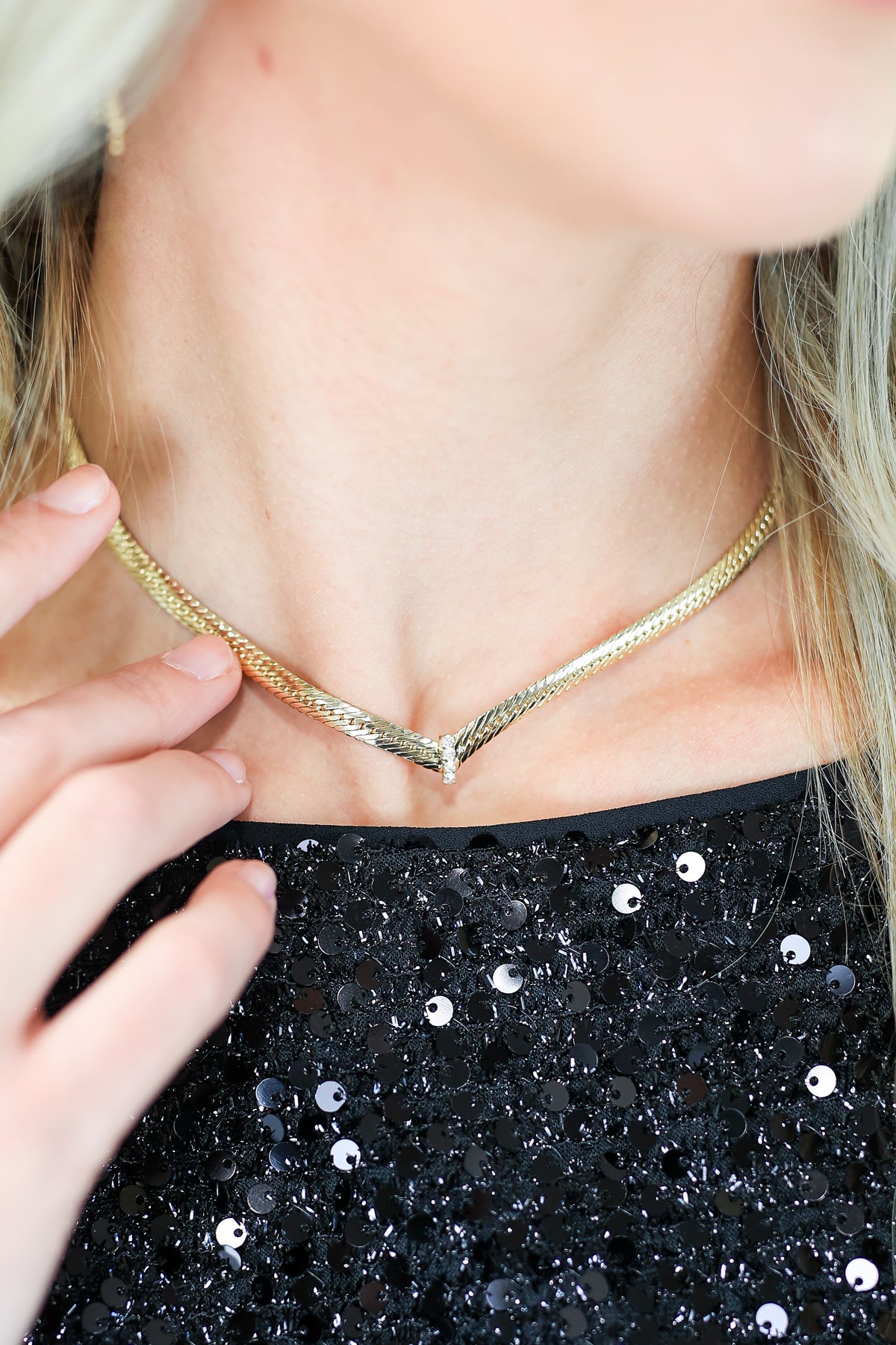 Lighting The Way Crystal Necklace-Necklace-Joia-Southern House