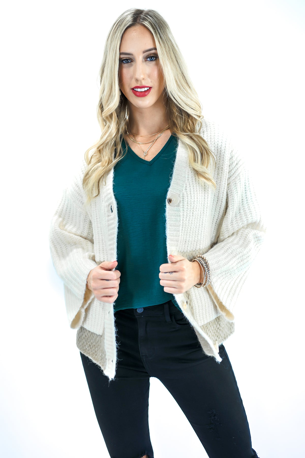 Living With Style Shift Top In Hunter-Shirt/Tops-Entro-Southern House