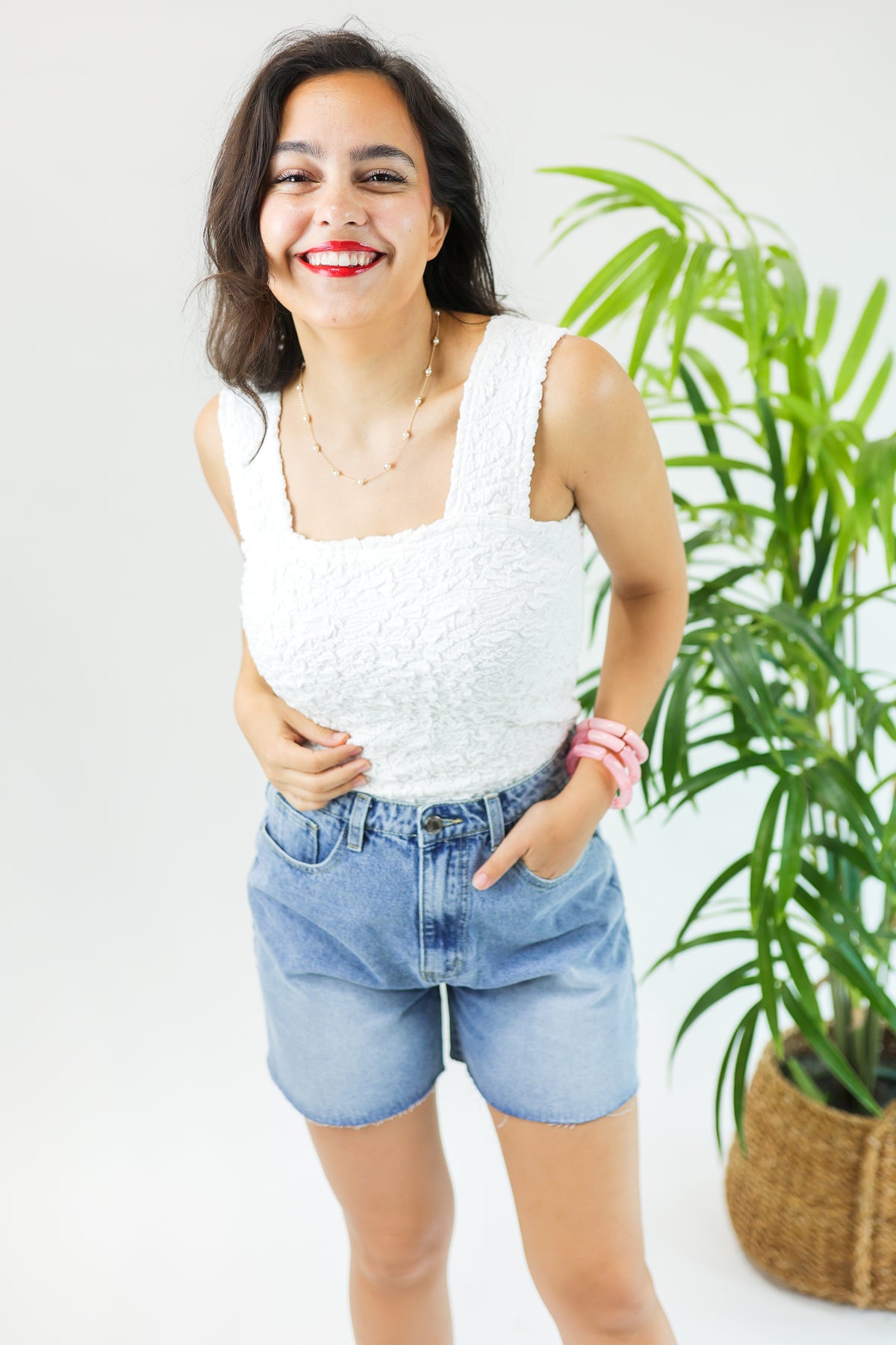 The Anna Boyfriend Denim Shorts-Shorts-Listicle-Southern House