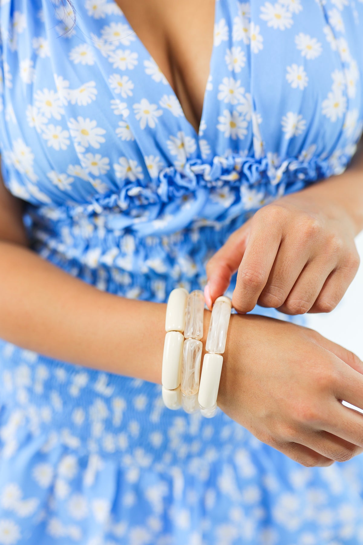 Best Reflection Bracelet Stack In Natural-Bracelet-Golden Stella-Southern House