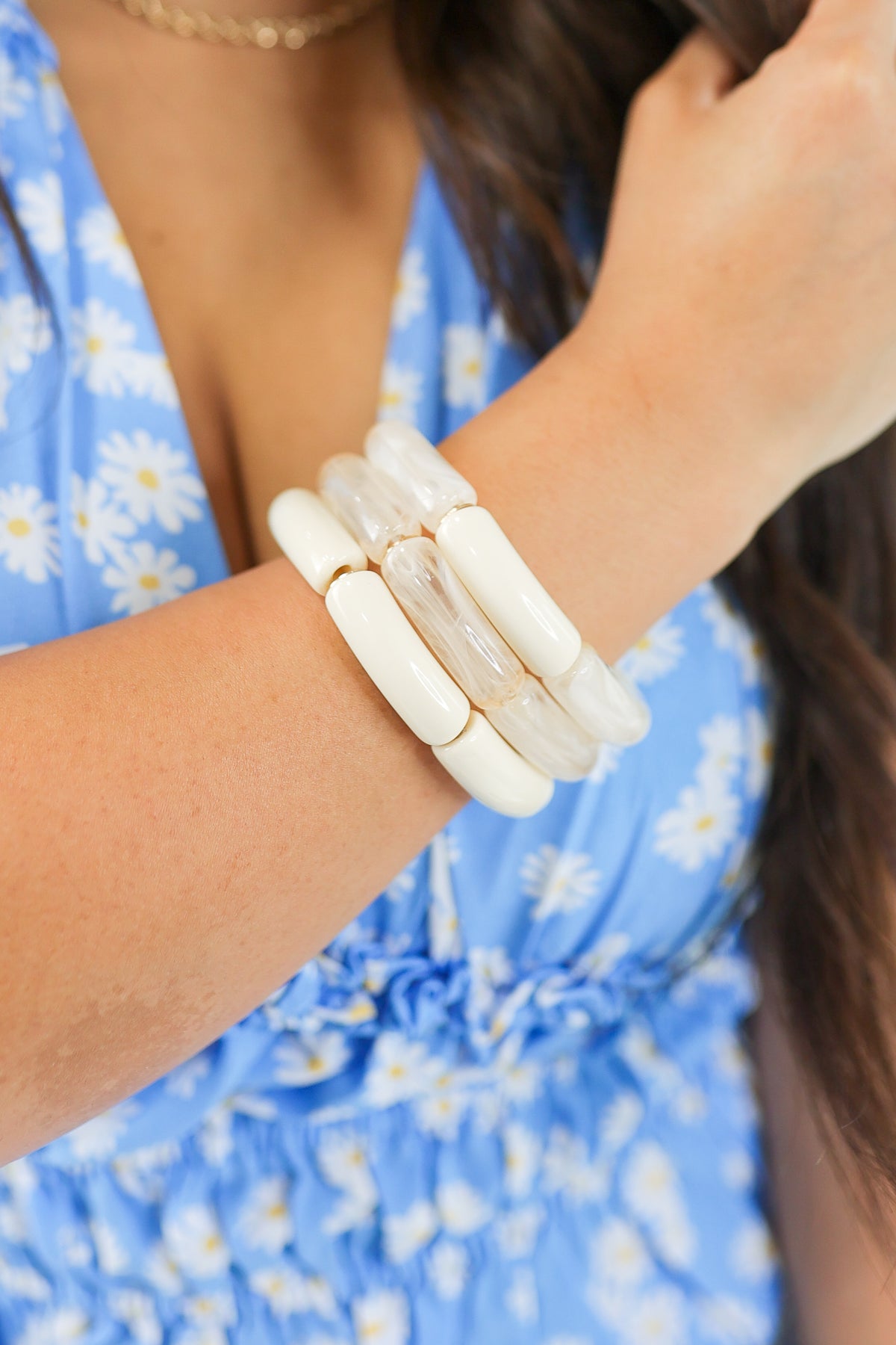 Best Reflection Bracelet Stack In Natural-Bracelet-Golden Stella-Southern House