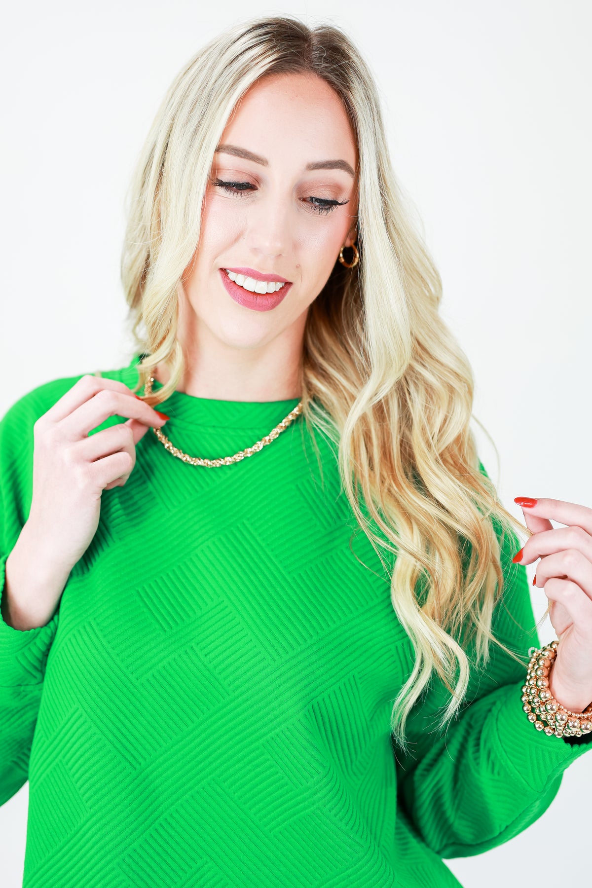 Grand Details Twisted Rope Metal Necklace-Necklace-Joia-Southern House