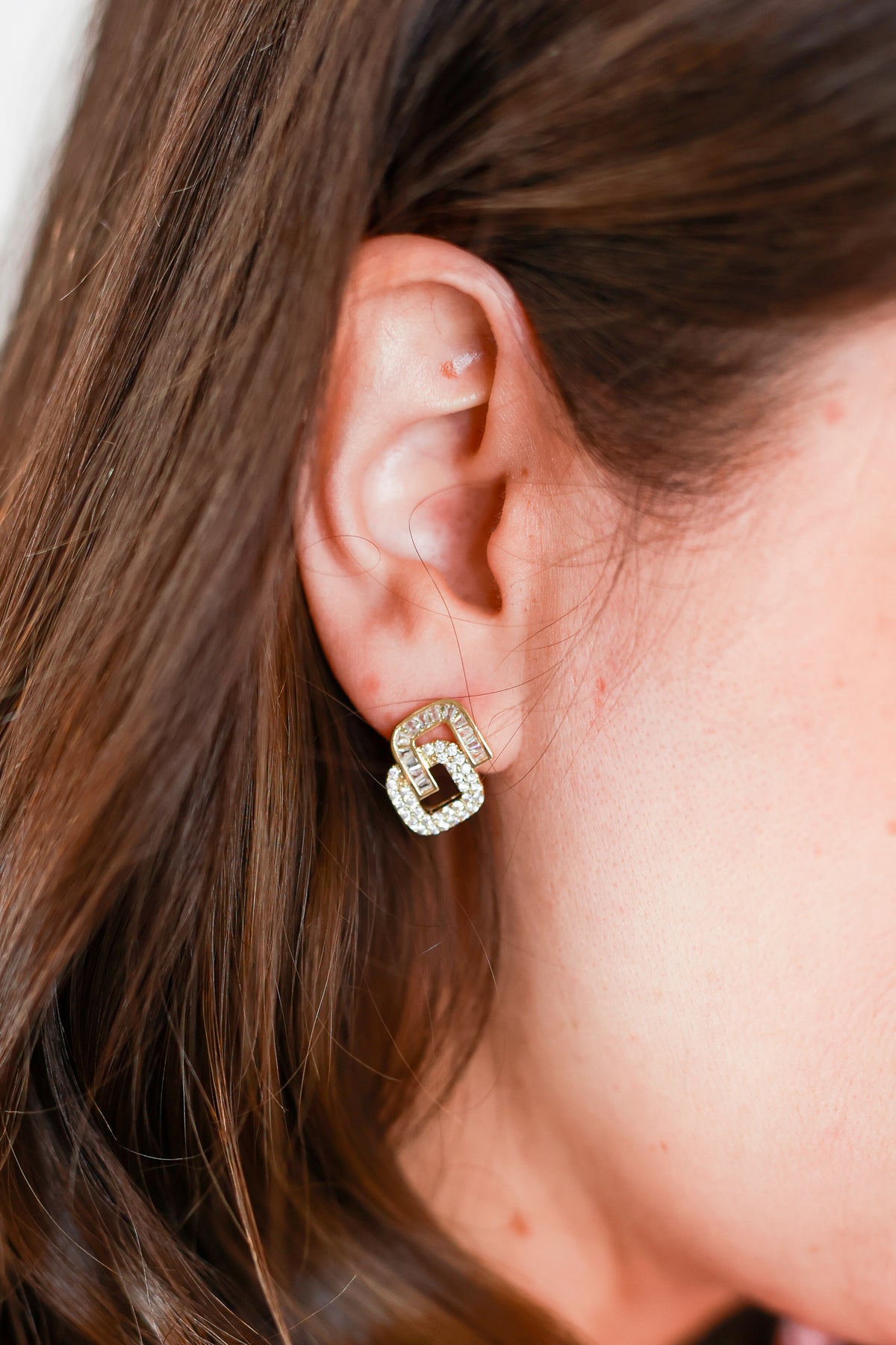 Rhythm Movement Crystal Stud Earrings-Earrings-Joia-Southern House