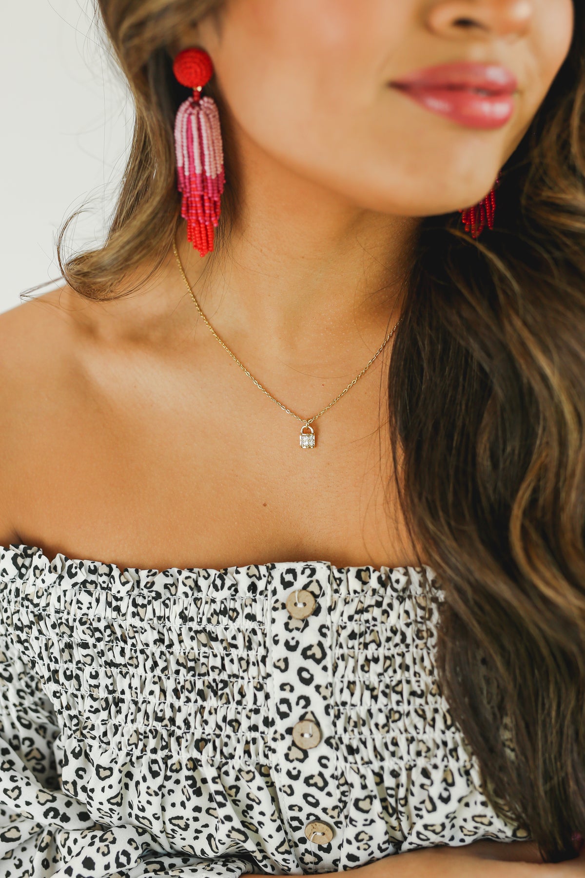 Dainty Lock Necklace By BOHO Babes-Necklace-BOHO Babes-Southern House